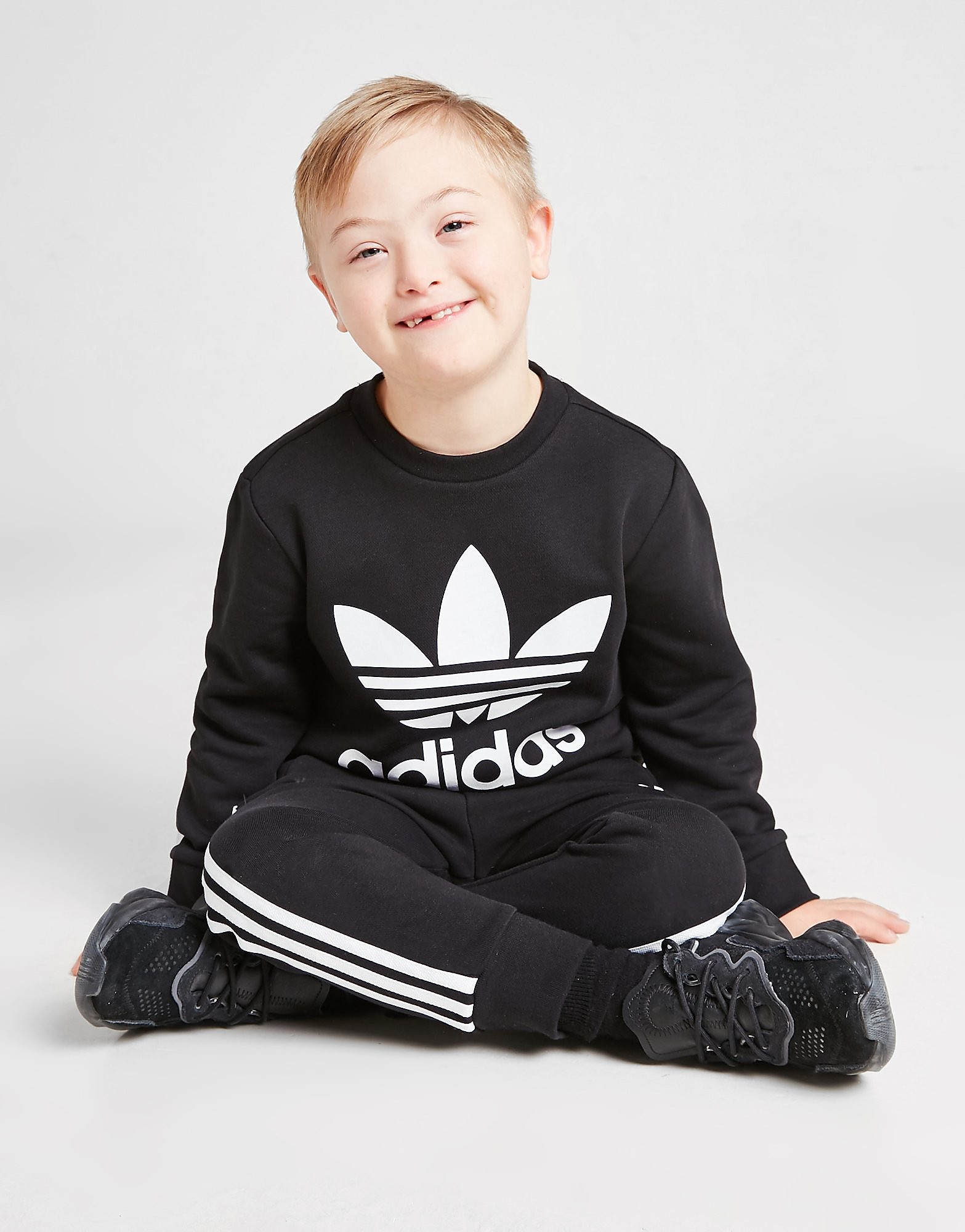 Adidas Originals Fato de Treino Trefoil para Criança - Preto - Kids, Preto
