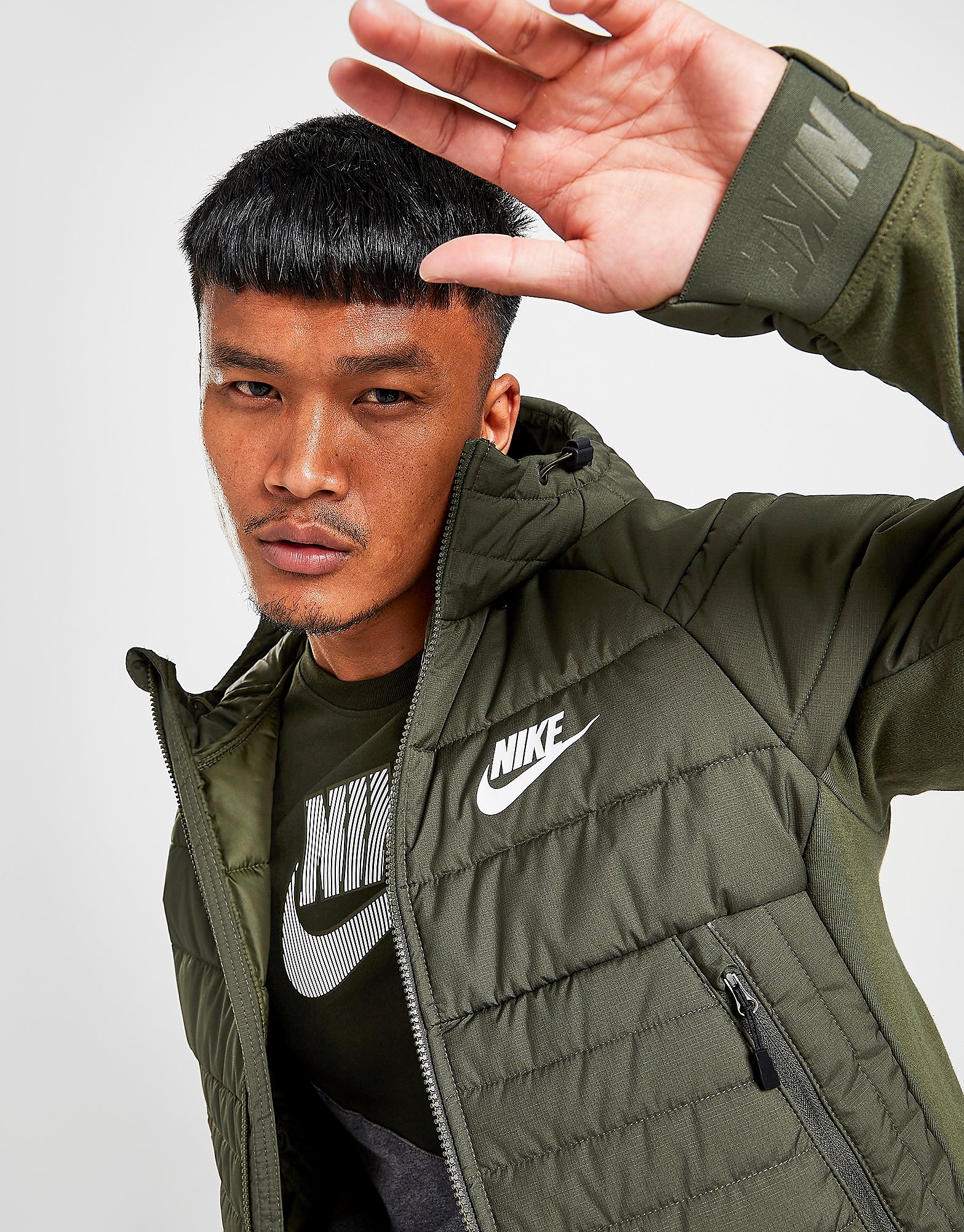 

Nike Hybrid Jacket - Only at JD - Cargo Khaki - Mens, Cargo Khaki