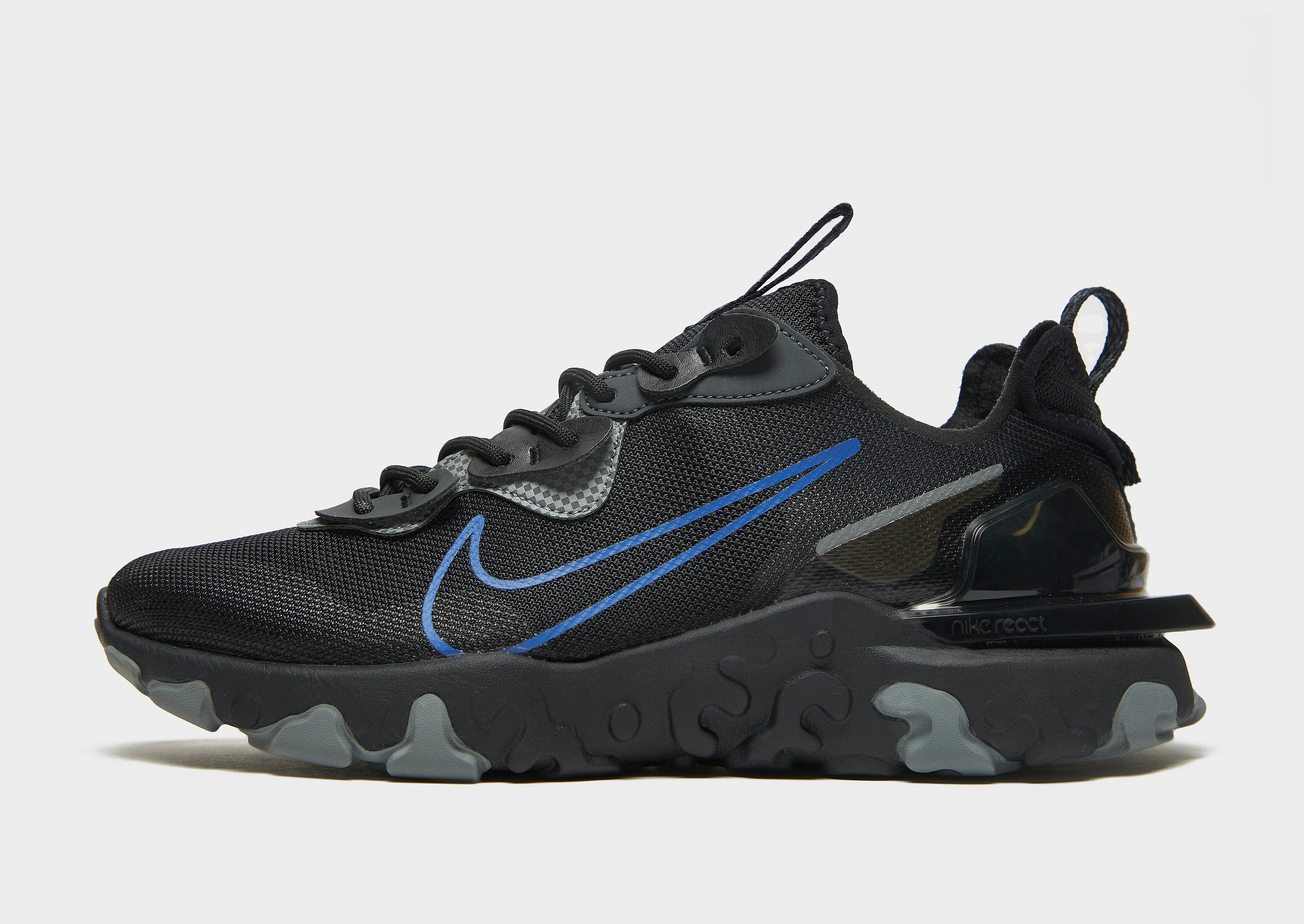 

Nike React Vision - Only at JD - Black/Dark Smoke Grey/Iron Grey/Game Royal - Mens, Black/Dark Smoke Grey/Iron Grey/Game Royal