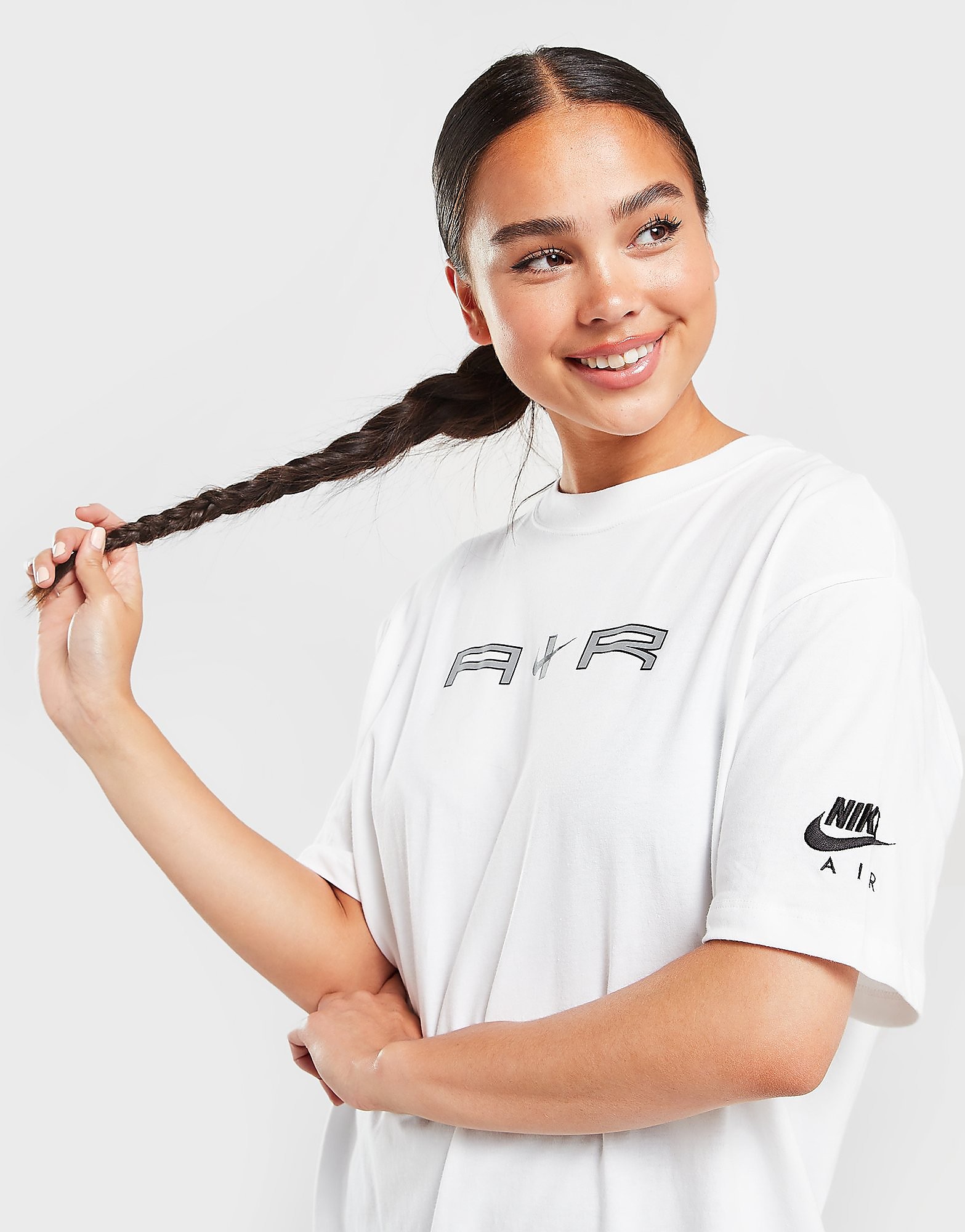 

Nike Air Graphic Boyfriend T-Shirt - White - Womens, White