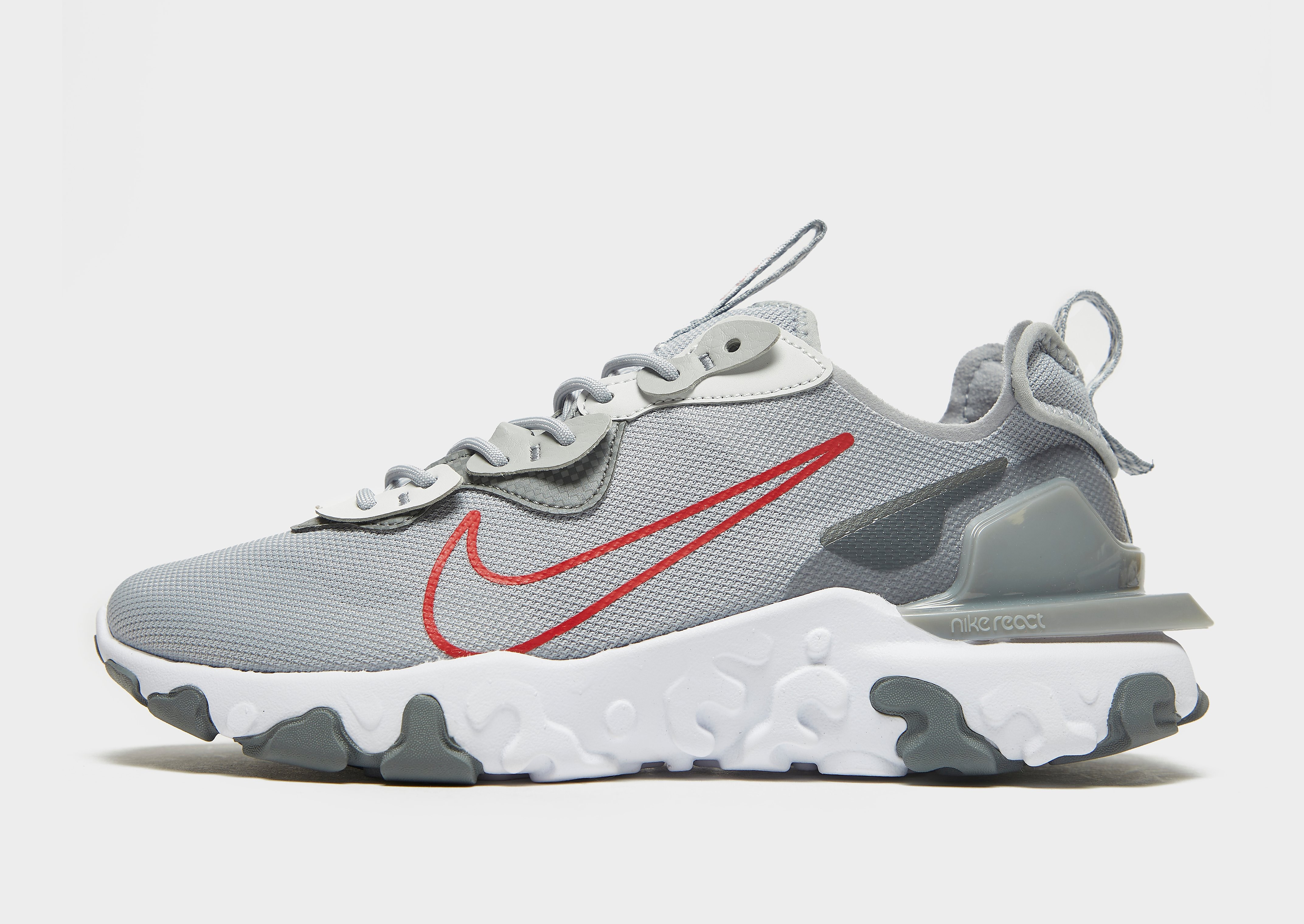 

Nike React Vision - Only at JD - Light Smoke Grey/Particle Grey/Smoke Grey/University Red - Mens, Light Smoke Grey/Particle Grey/Smoke Grey/University Red