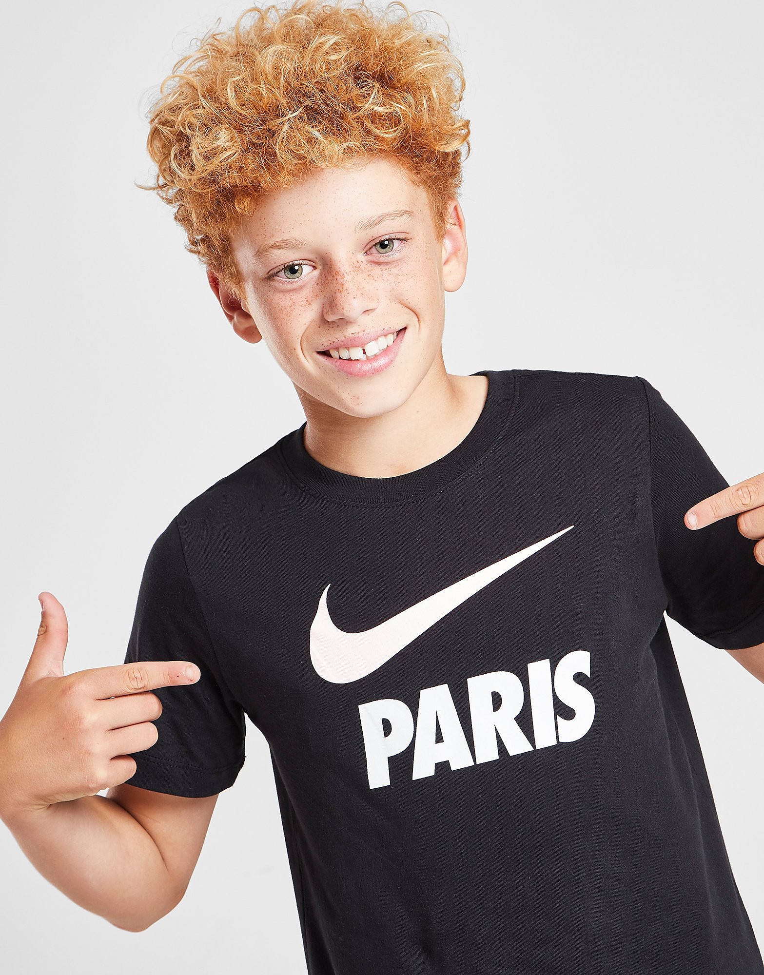 

Nike Paris Saint Germain Club T-Shirt Junior - Black - Kids, Black