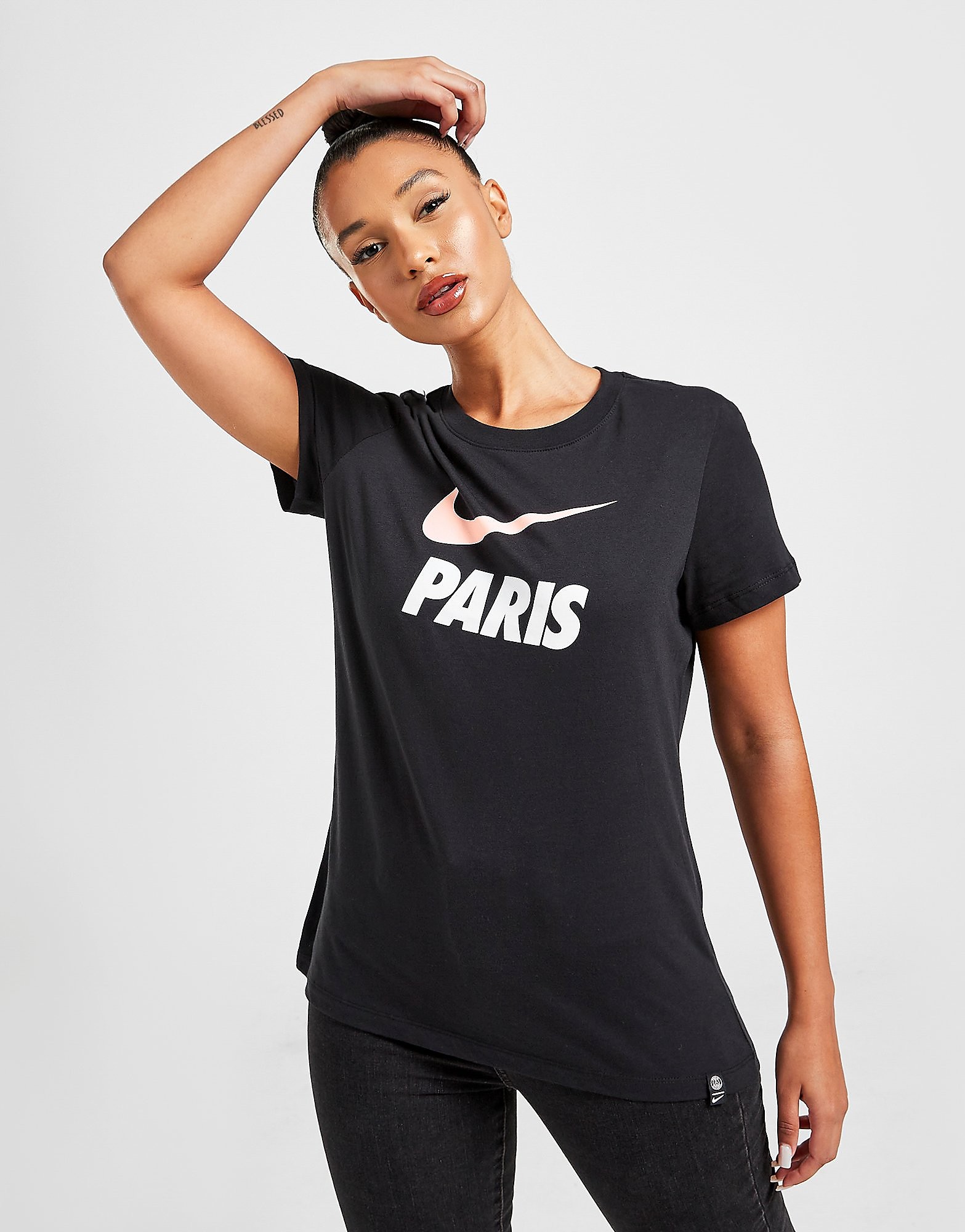 

Nike Paris Saint Germain Club T-Shirt - Black - Womens, Black