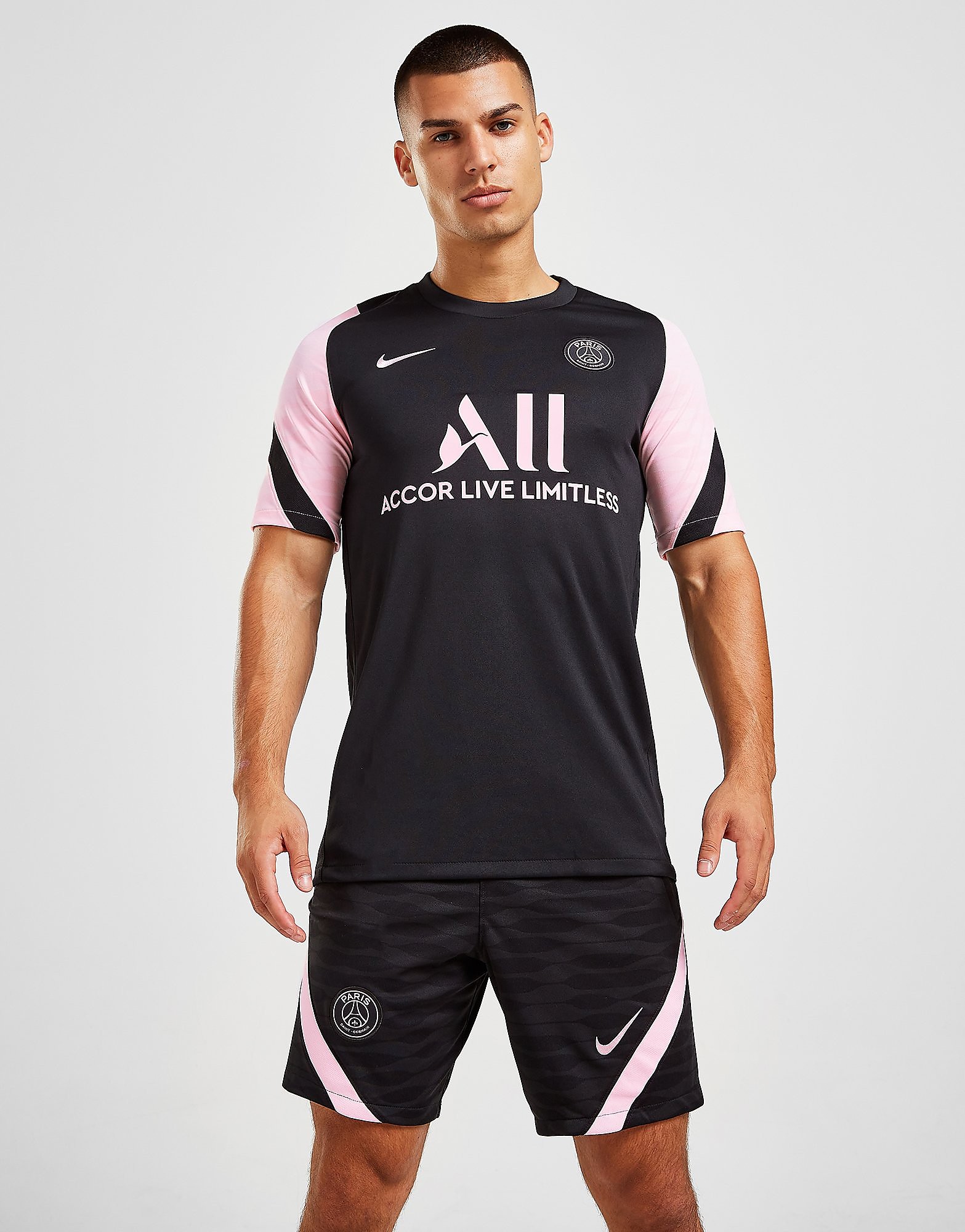 

Nike Paris Saint Germain Strike Shorts - Black/Arctic Punch/Arctic Punch - Mens, Black/Arctic Punch/Arctic Punch