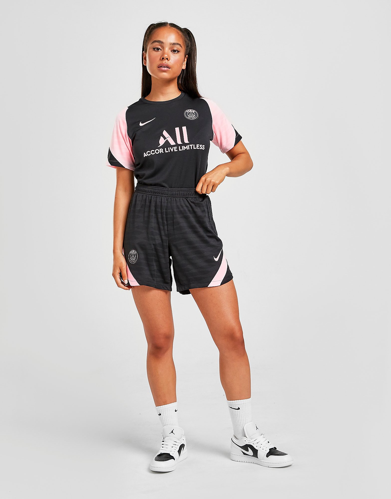 

Nike Paris Saint Germain Drill Shorts - Black/Arctic Punch/Arctic Punch - Womens, Black/Arctic Punch/Arctic Punch