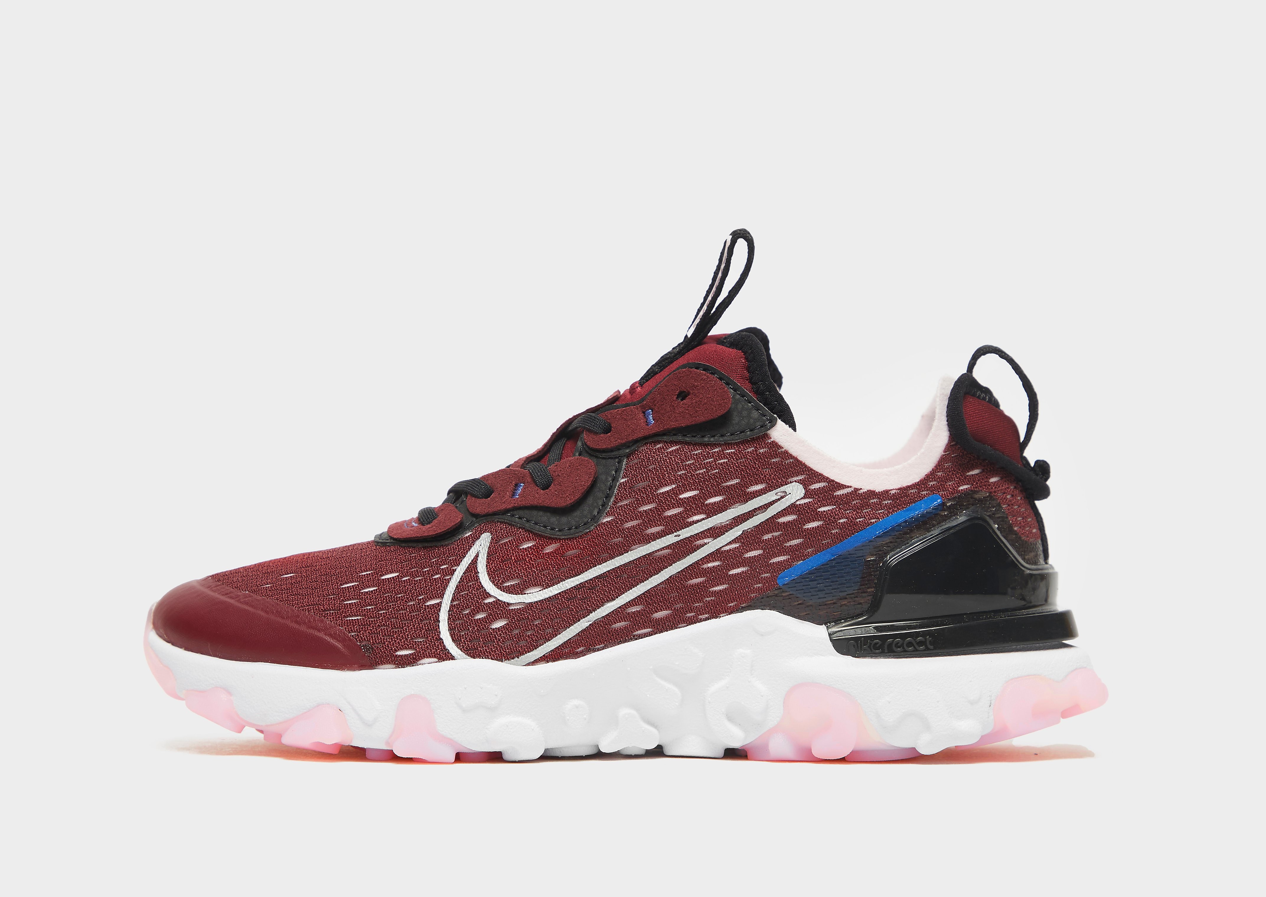 

Nike React Vision Junior - Dark Beetroot/Black/Pink Foam/Metallic Silver - Kids, Dark Beetroot/Black/Pink Foam/Metallic Silver