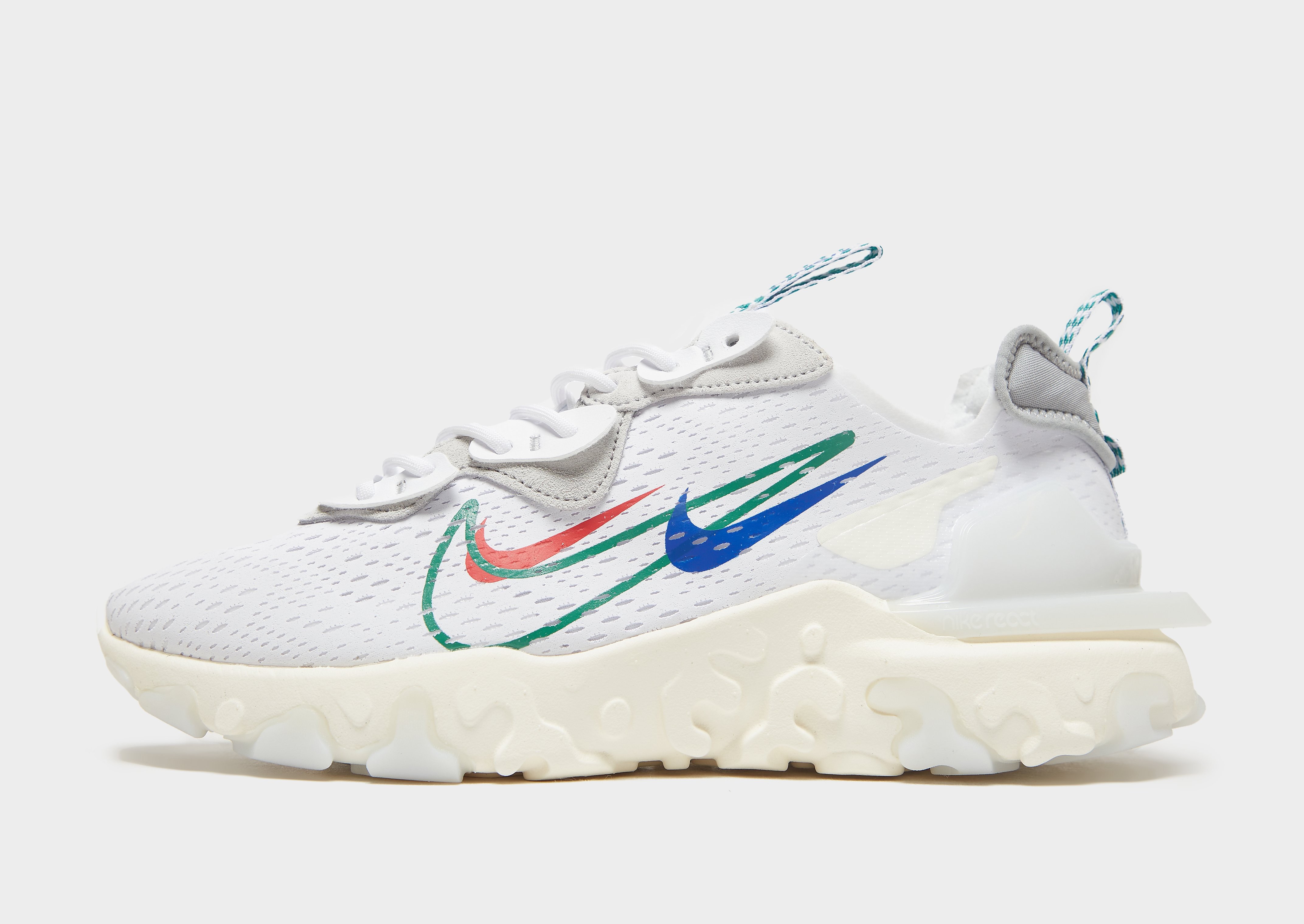 

Nike React Vision - White/Sail/Pure Platinum/Green Noise - Mens, White/Sail/Pure Platinum/Green Noise