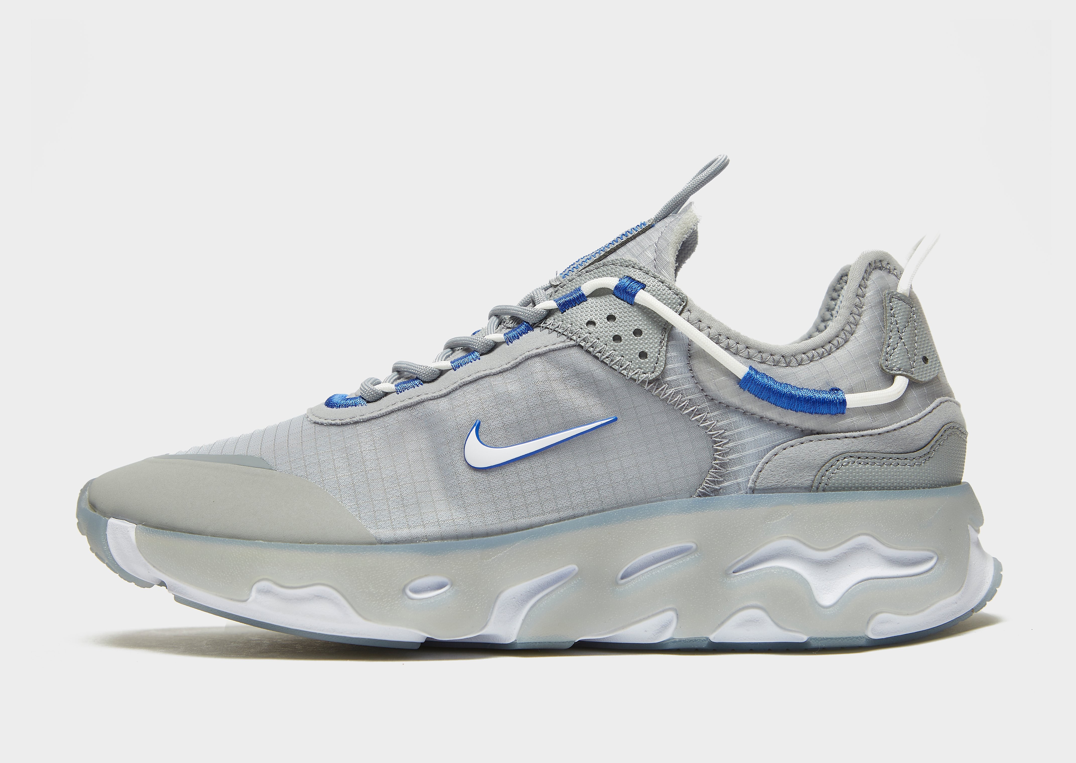 Nike React Live - Light Smoke Grey/Particle Grey/White/Hyper Royal - Mens, Light Smoke Grey/Particle Grey/White/Hyper Royal