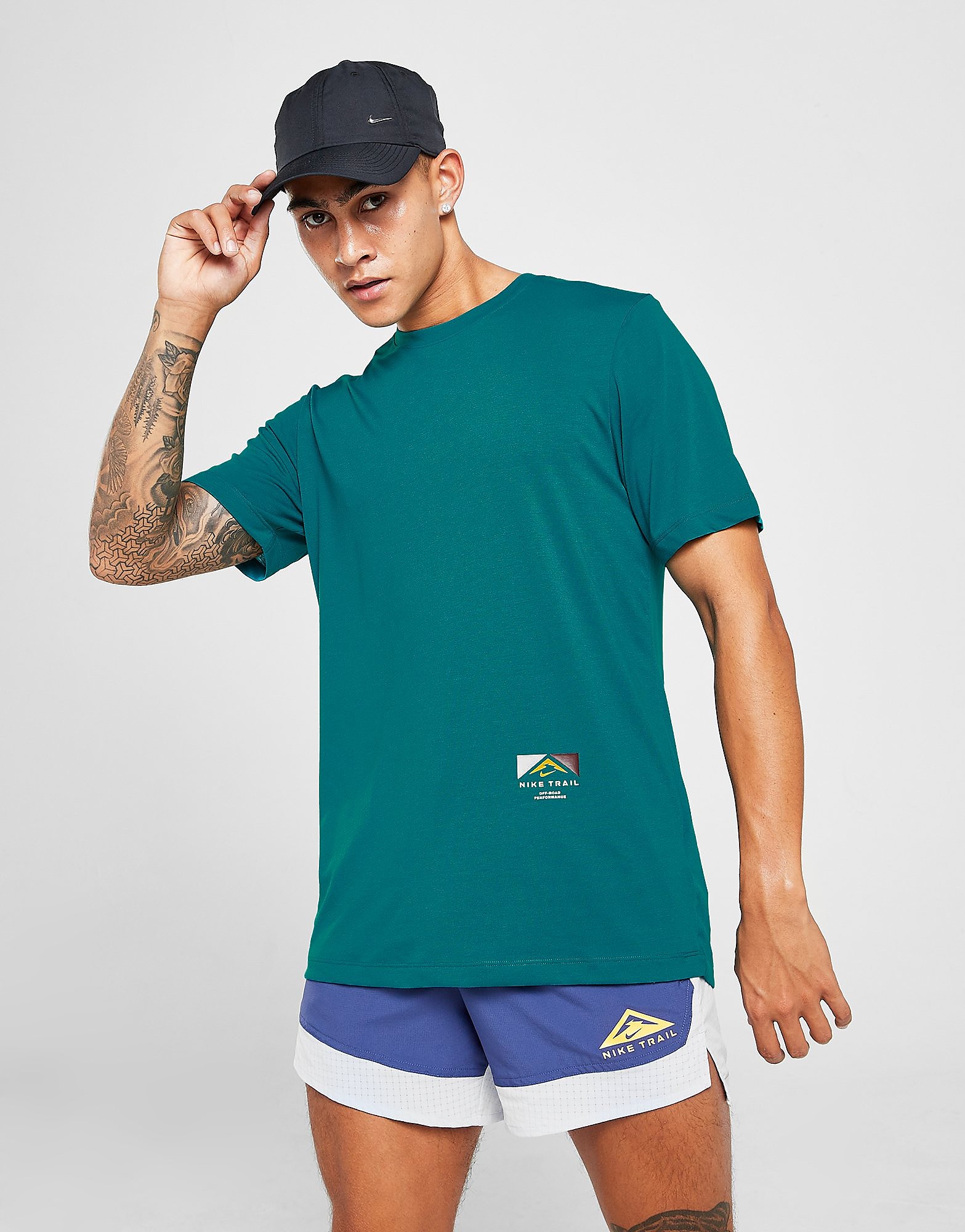 

Nike Trail Graphic T-Shirt - Bright Spruce - Mens, Bright Spruce