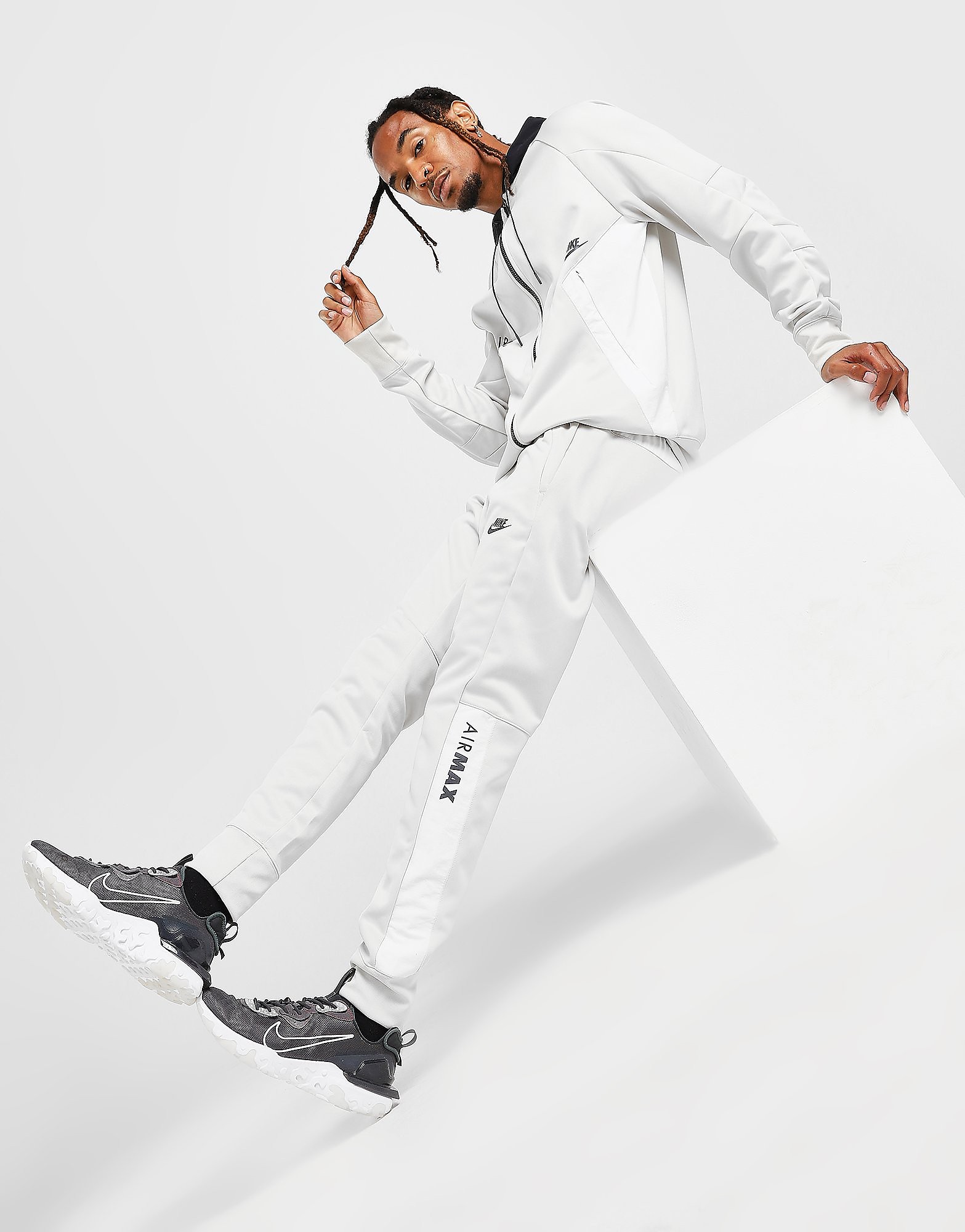 

Nike Air Max Sportswear Track Pants - Light Bone/Summit White/Black - Mens, Light Bone/Summit White/Black