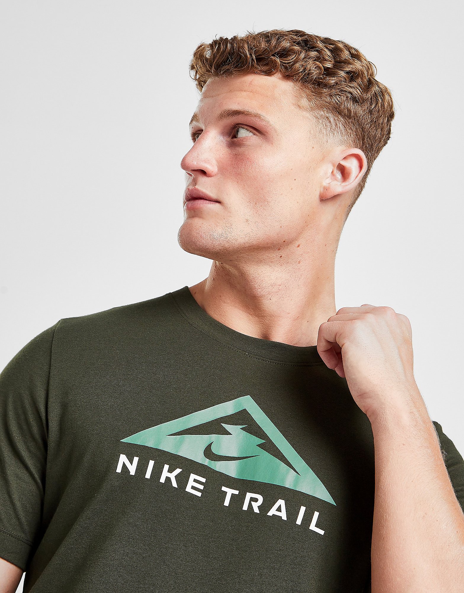 

Nike Trail Running T-Shirt - Sequoia - Mens, Sequoia