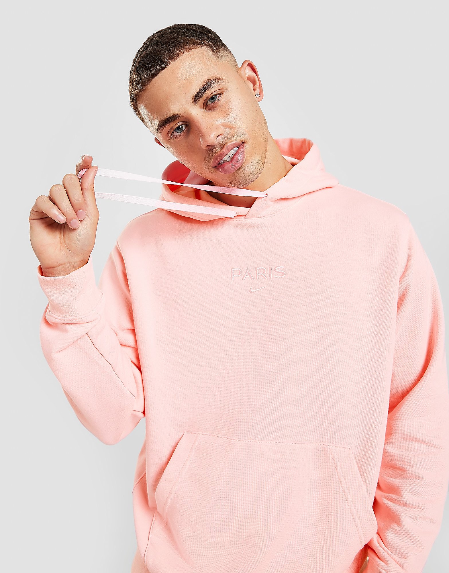 

Nike Paris Saint Germain French Terry Hoodie - Pink - Mens, Pink
