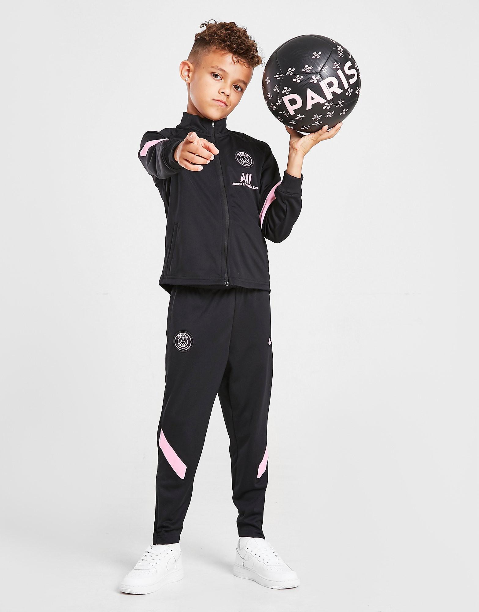 

Jordan Paris Saint Germain Strike Tracksuit Children - Black/Black/Arctic Punch/Arctic Punch - Kids, Black/Black/Arctic Punch/Arctic Punch