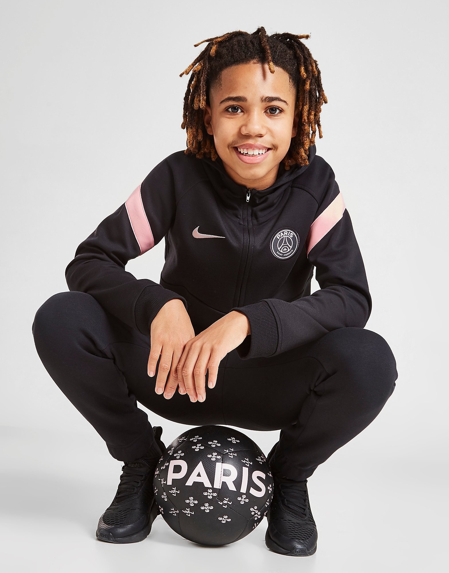 

Nike Paris Saint Germain Travel Hoodie Junior - Black - Kids, Black