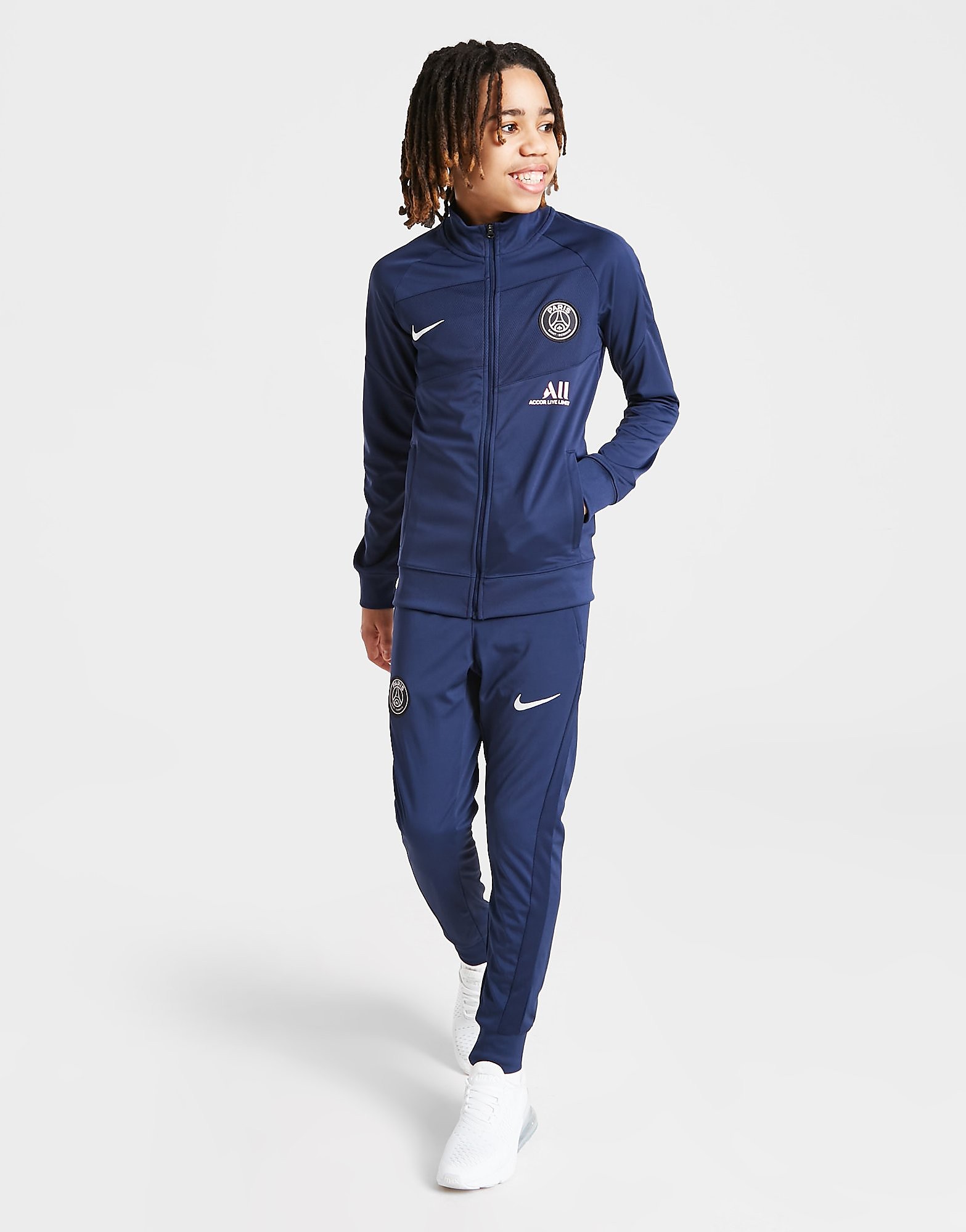 Nike Paris Saint Germain Academy Tracksuit Junior - Kids, Laivastonsininen