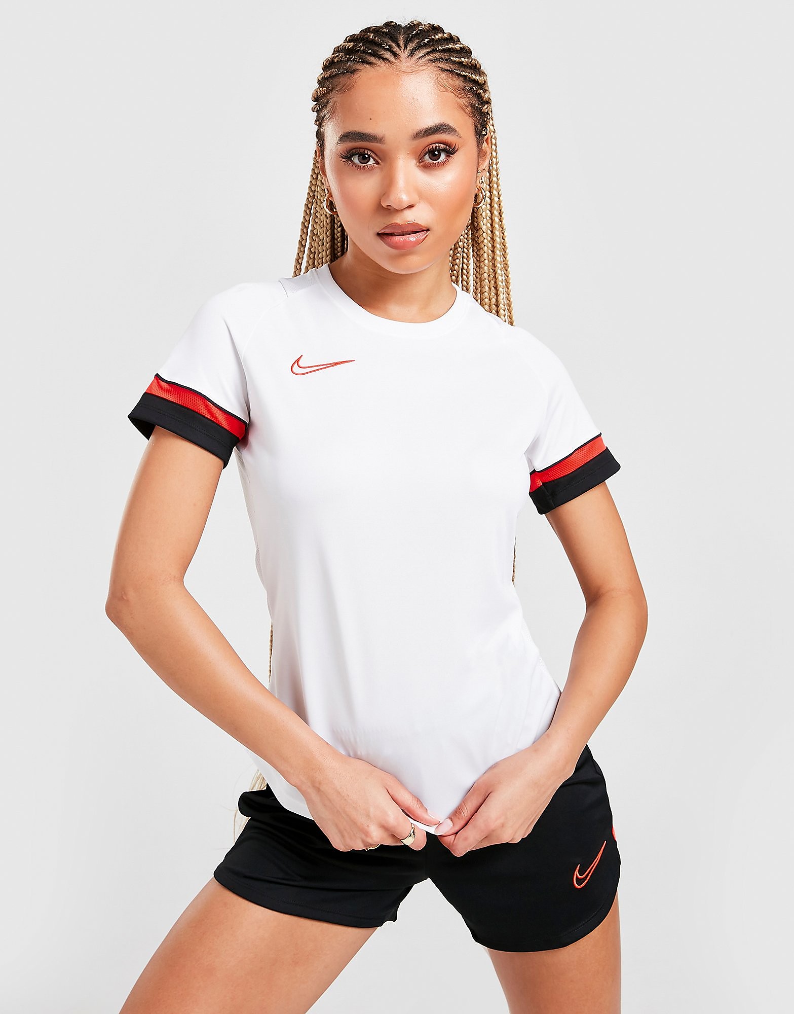 

Nike Academy T-Shirt - White - Womens, White