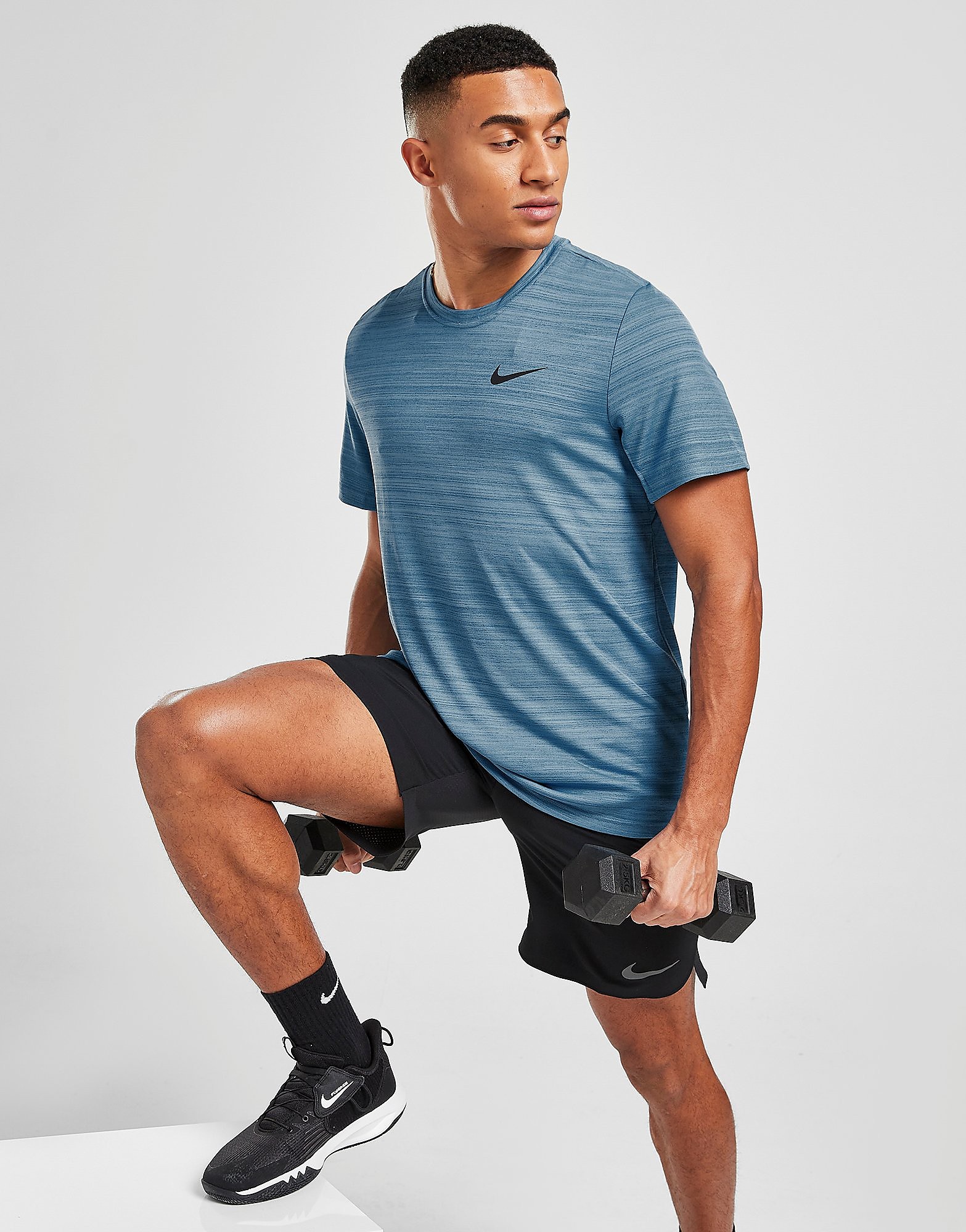 

Nike Superset T-Shirt - Dutch Blue/Black - Mens, Dutch Blue/Black