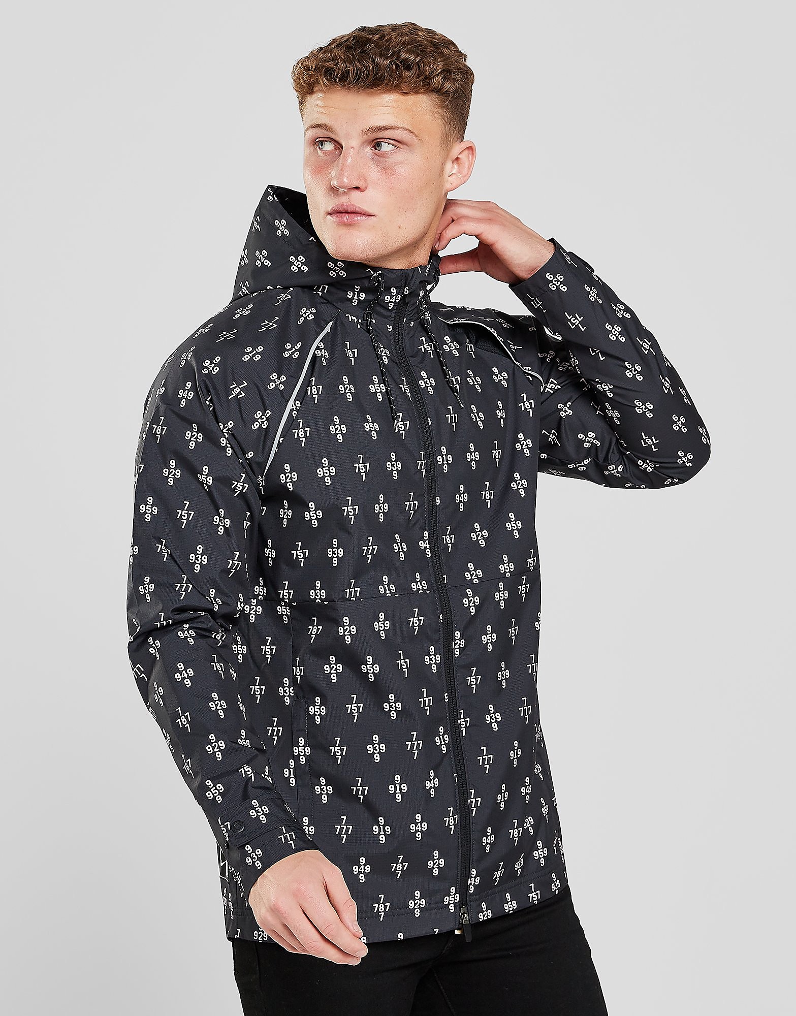 

Nike Paris Saint Germain AWF Jacket - Black/Black/Arctic Punch/White - Mens, Black/Black/Arctic Punch/White