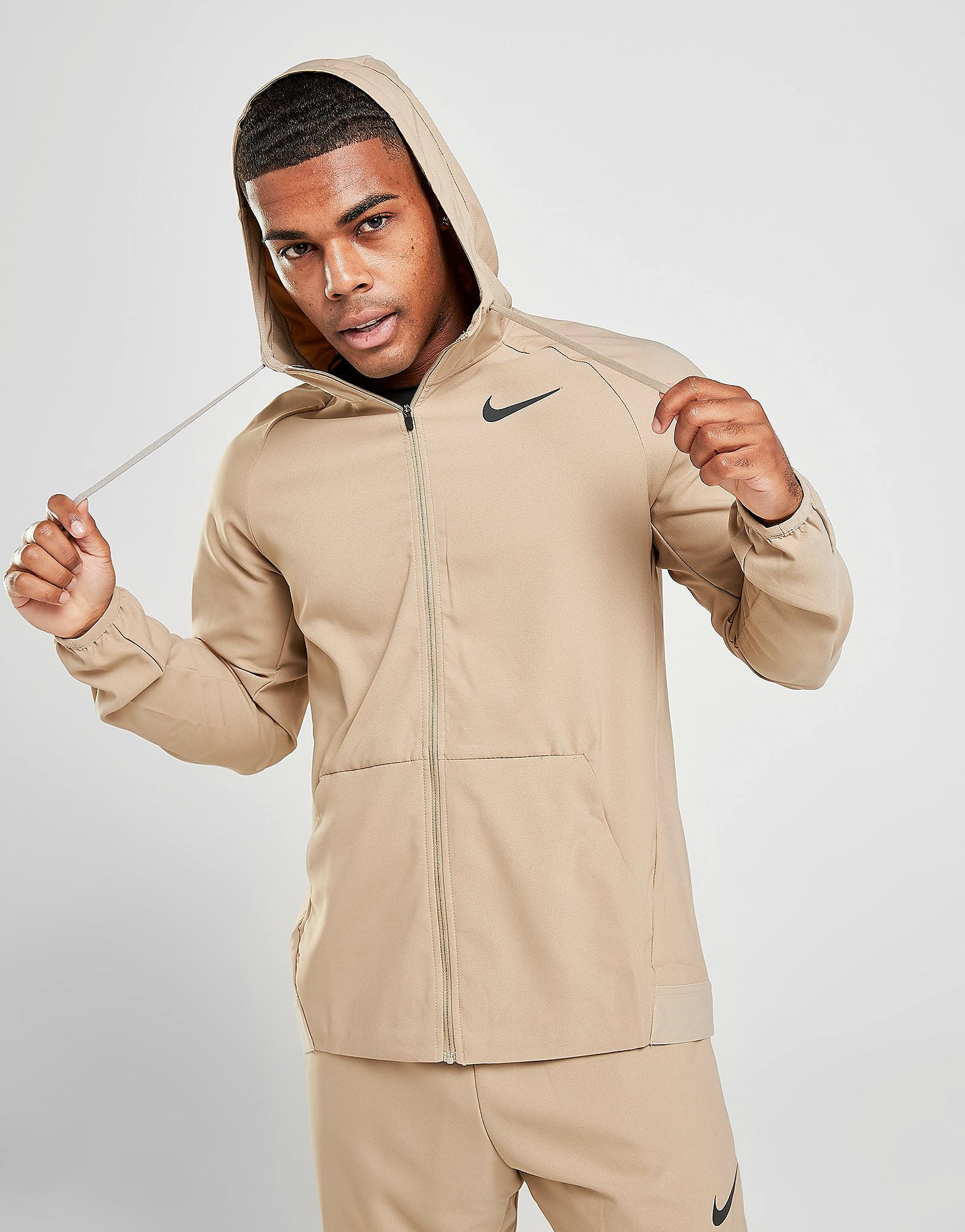 

Nike Flex Pro Training Hoodie - Khaki/Black - Mens, Khaki/Black