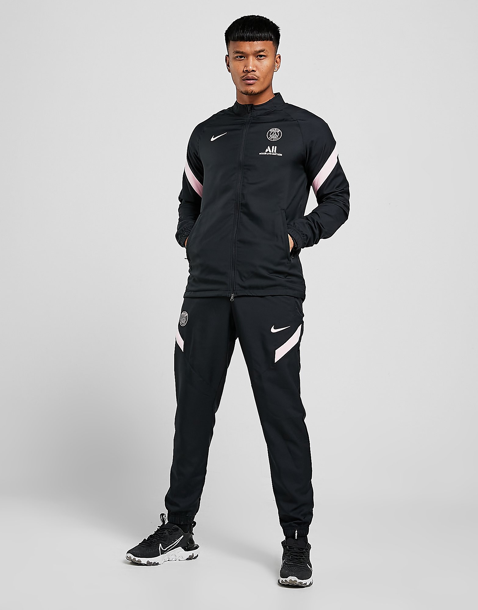 

Nike Paris Saint Germain Strike Tracksuit - Black/Black/Arctic Punch/Arctic Punch - Mens, Black/Black/Arctic Punch/Arctic Punch