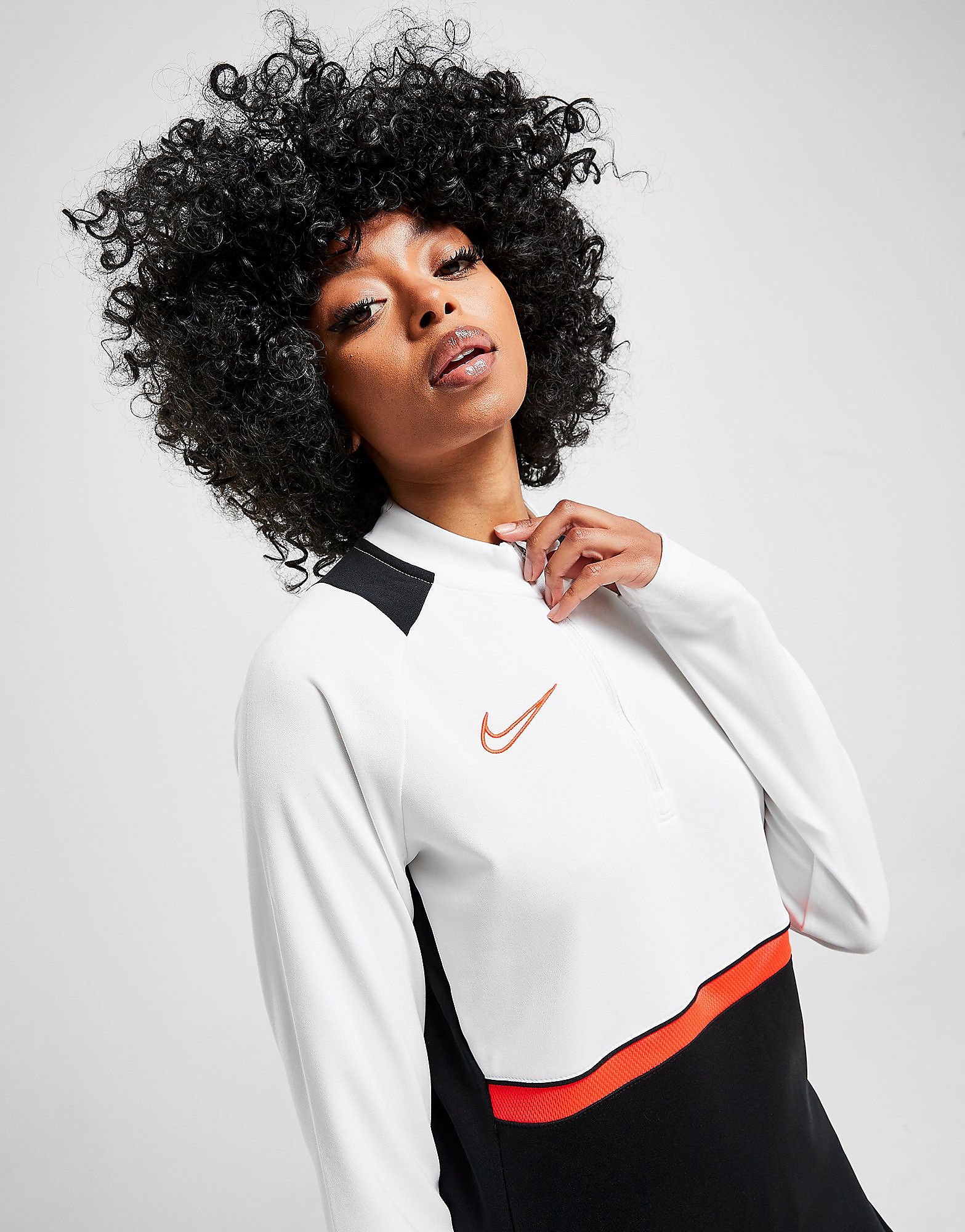 

Nike Academy 1/4 Zip Top - Black/Black/Bright Crimson/Bright Crimson - Womens, Black/Black/Bright Crimson/Bright Crimson