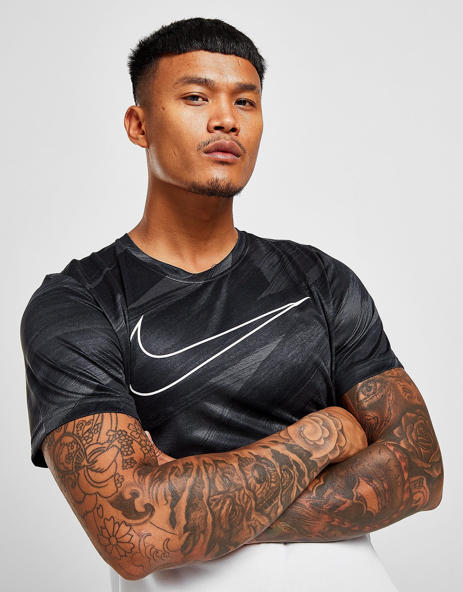 

Nike SuperSet Sport Clash T-Shirt - Anthracite/White/White/White - Mens, Anthracite/White/White/White