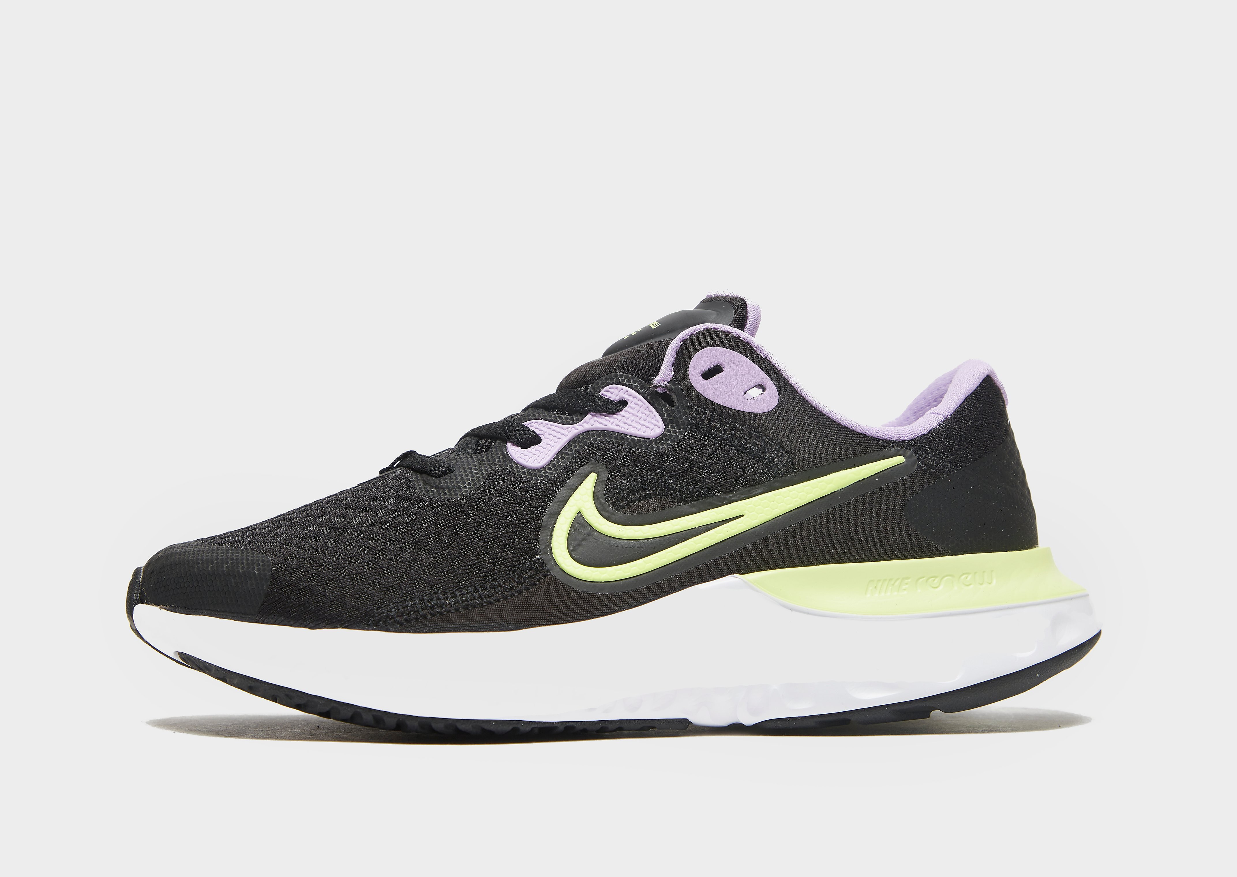 

Nike Renew Run Junior - Black/Lilac/White/Light Lemon Twist - Kids, Black/Lilac/White/Light Lemon Twist
