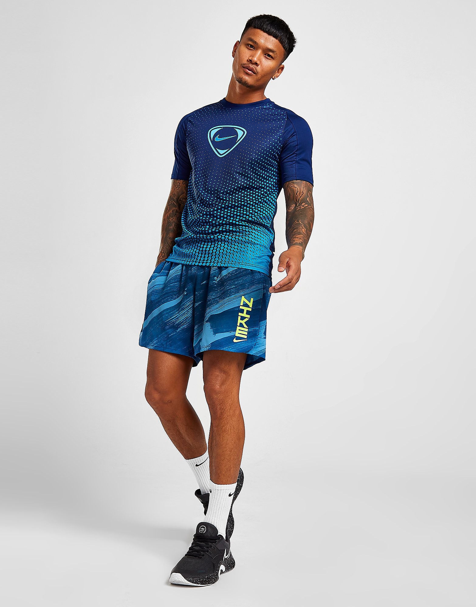 

Nike Woven Energy Shorts - Court Blue/Volt - Mens, Court Blue/Volt