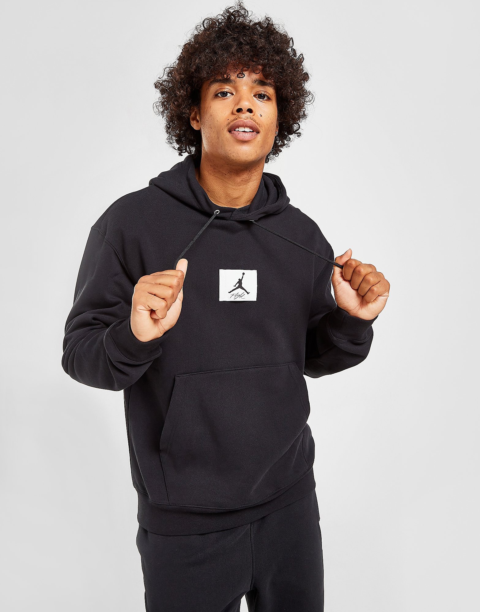 

Jordan Essential Statement Hoodie - Only at JD - Black/Red - Mens, Black/Red