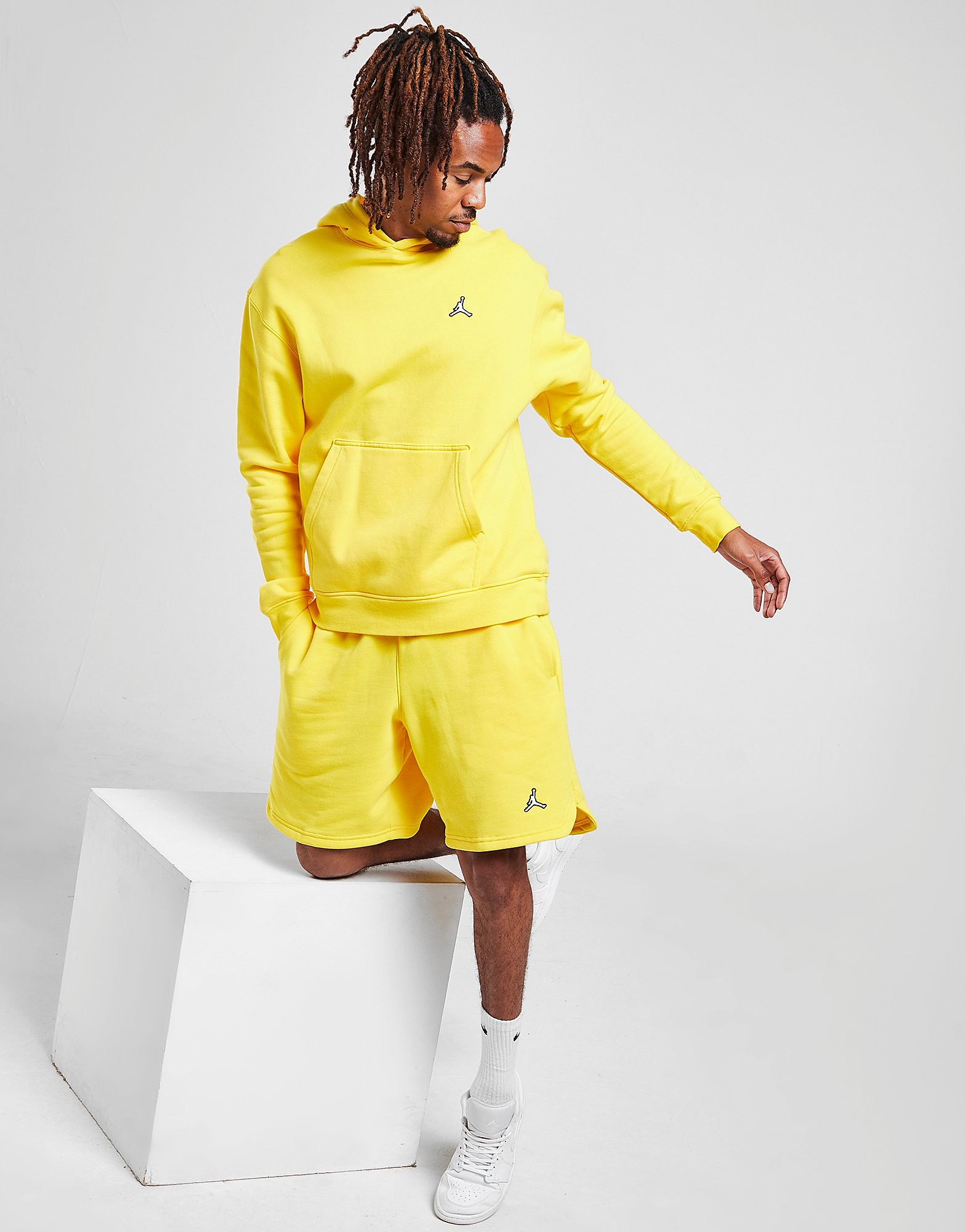 

Jordan Essential Fleece Shorts - Tour Yellow/White - Mens, Tour Yellow/White