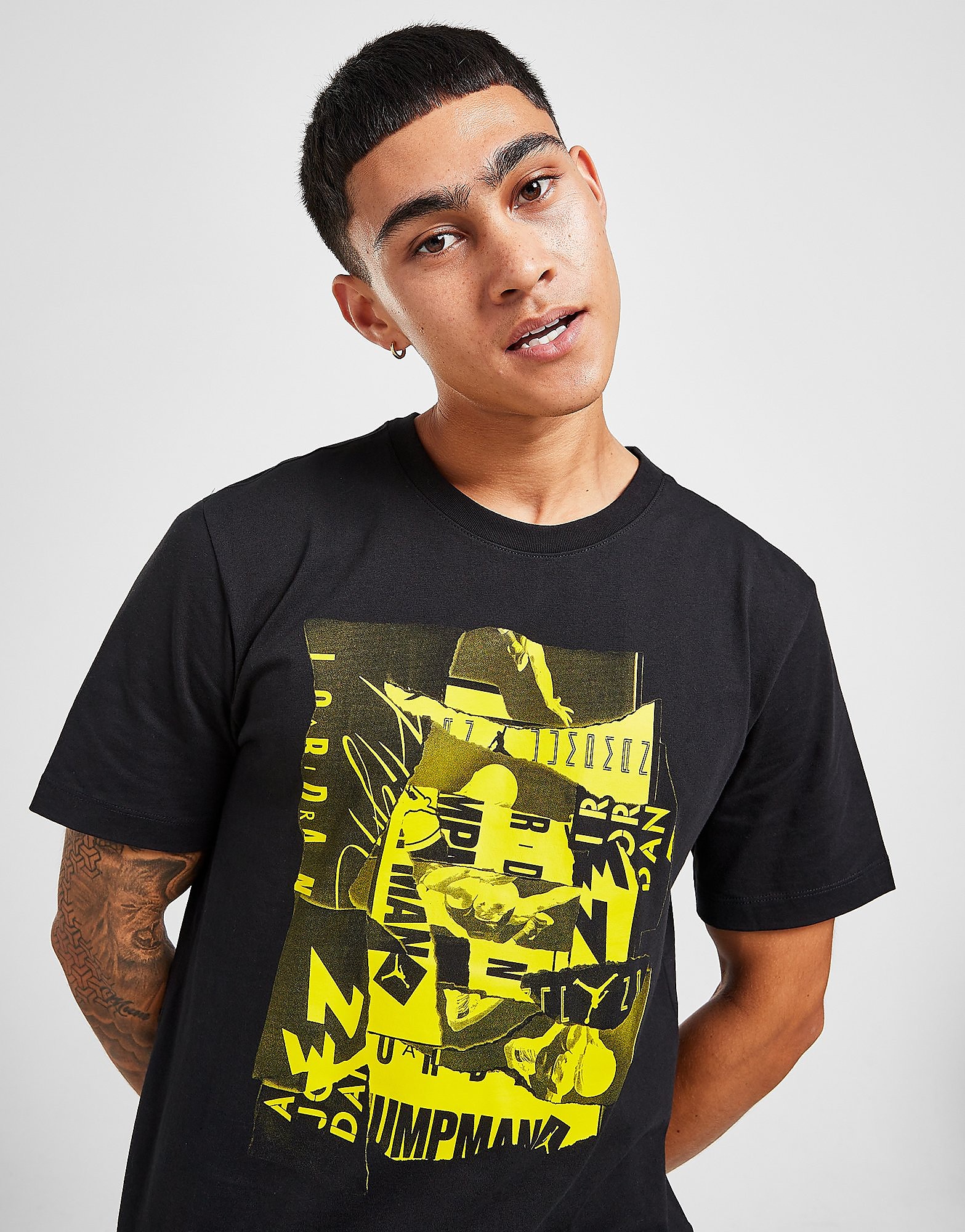 

Jordan Jumpman Flight T-Shirt - Black/Tour Yellow - Mens, Black/Tour Yellow