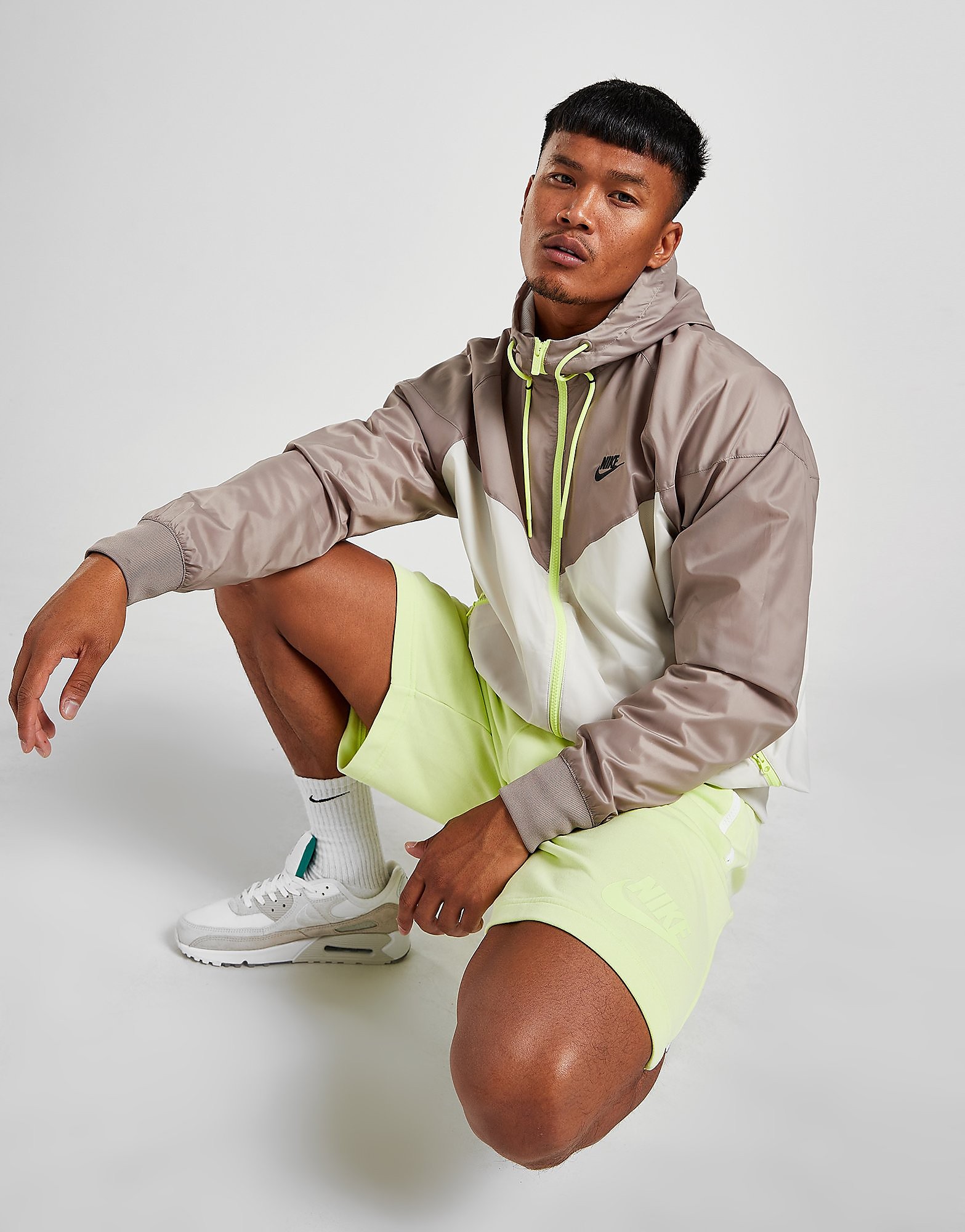 

Nike Windrunner Jacket - Light Bone/Moon Fossil/Light Lemon Twist/Black - Mens, Light Bone/Moon Fossil/Light Lemon Twist/Black