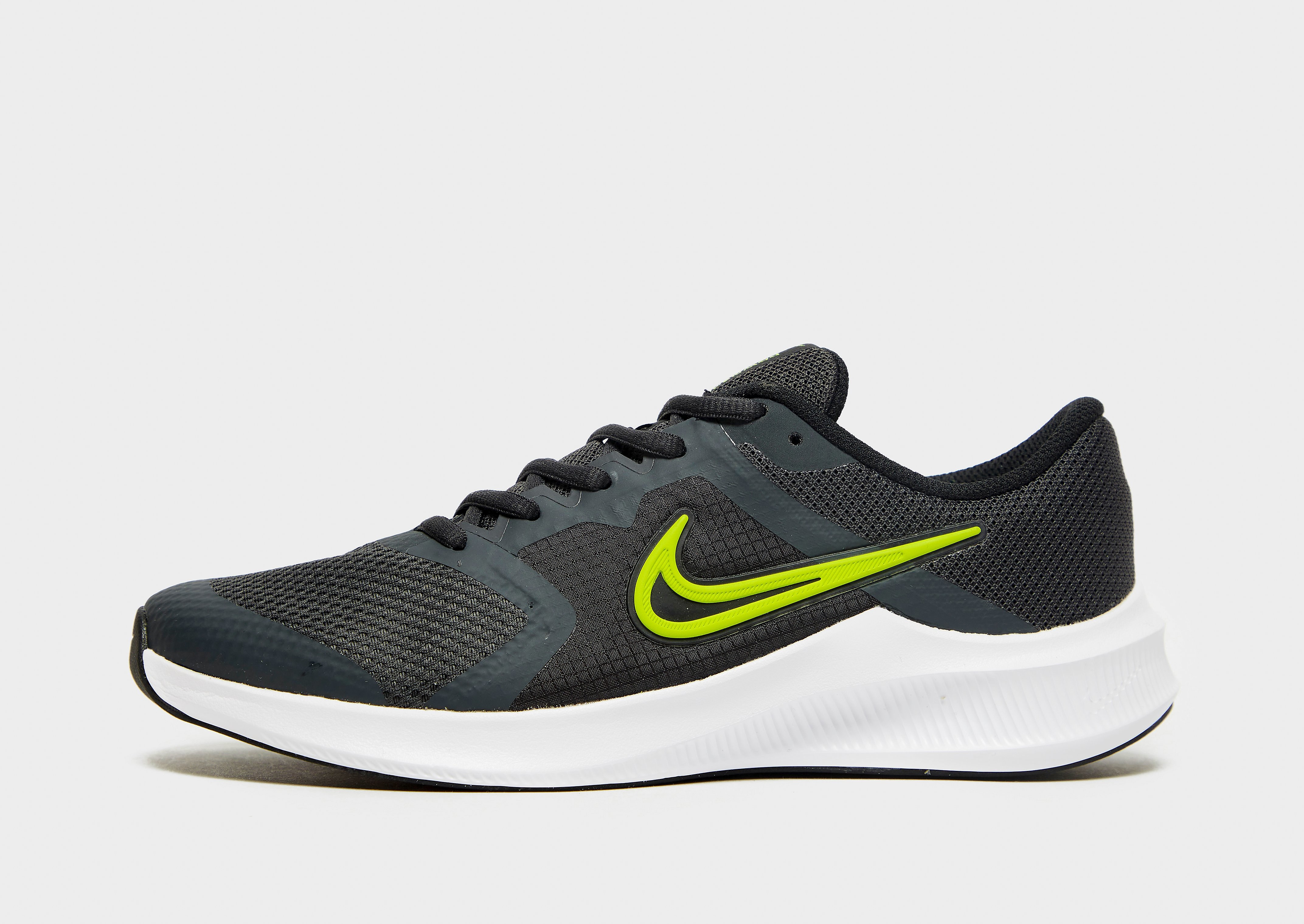 

Nike Downshifter 11 Junior - Dark Smoke Grey/Black/White/Volt - Kids, Dark Smoke Grey/Black/White/Volt