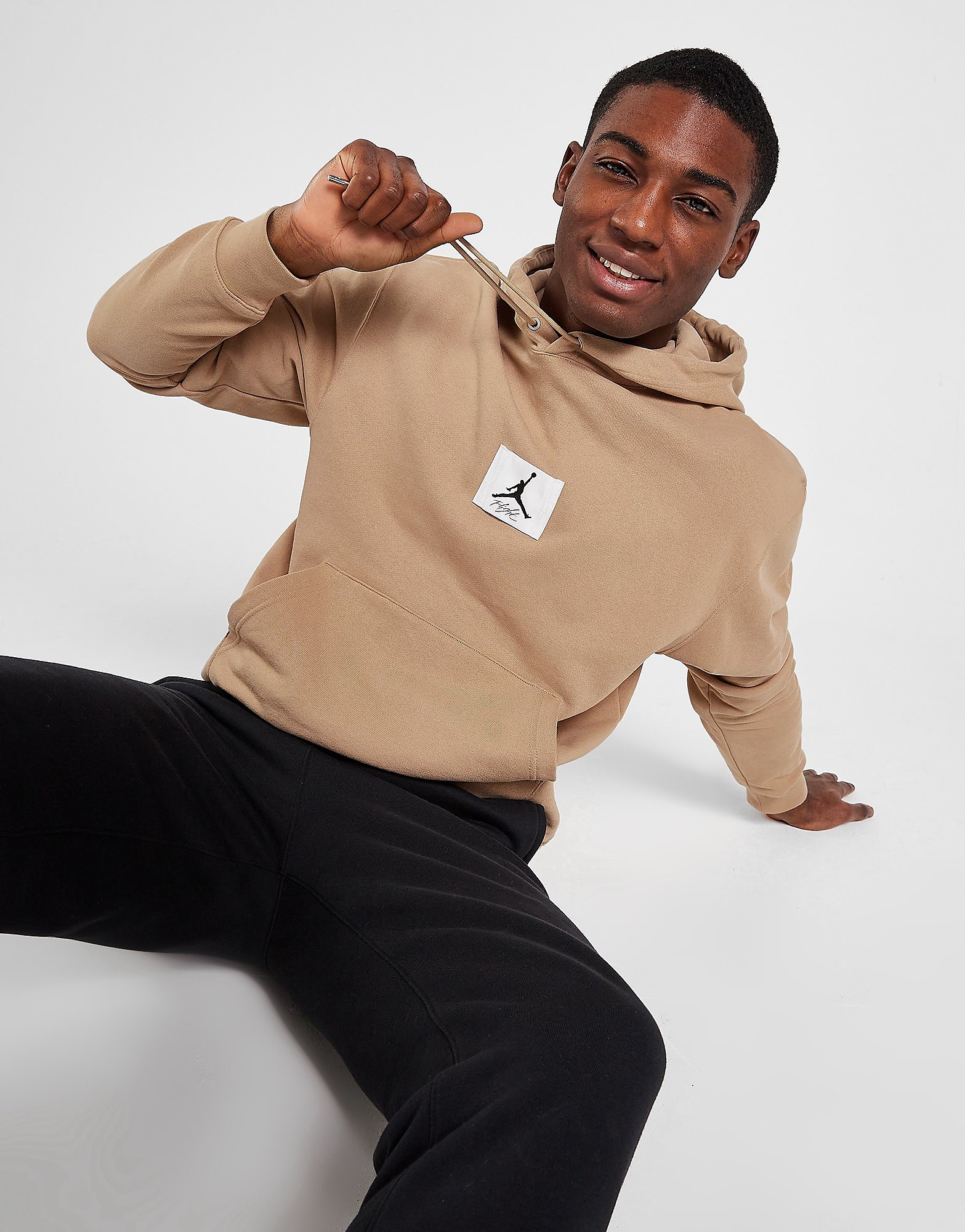 

Jordan Essential Statement Hoodie - Hemp/Sail - Mens, Hemp/Sail