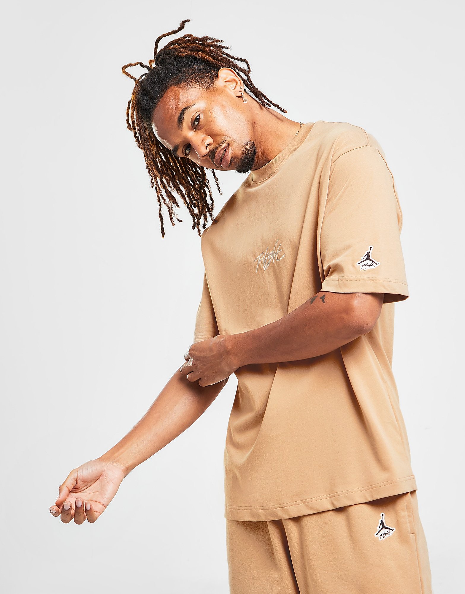 

Jordan Essentials Statement T-Shirt - Hemp/Sail - Mens, Hemp/Sail