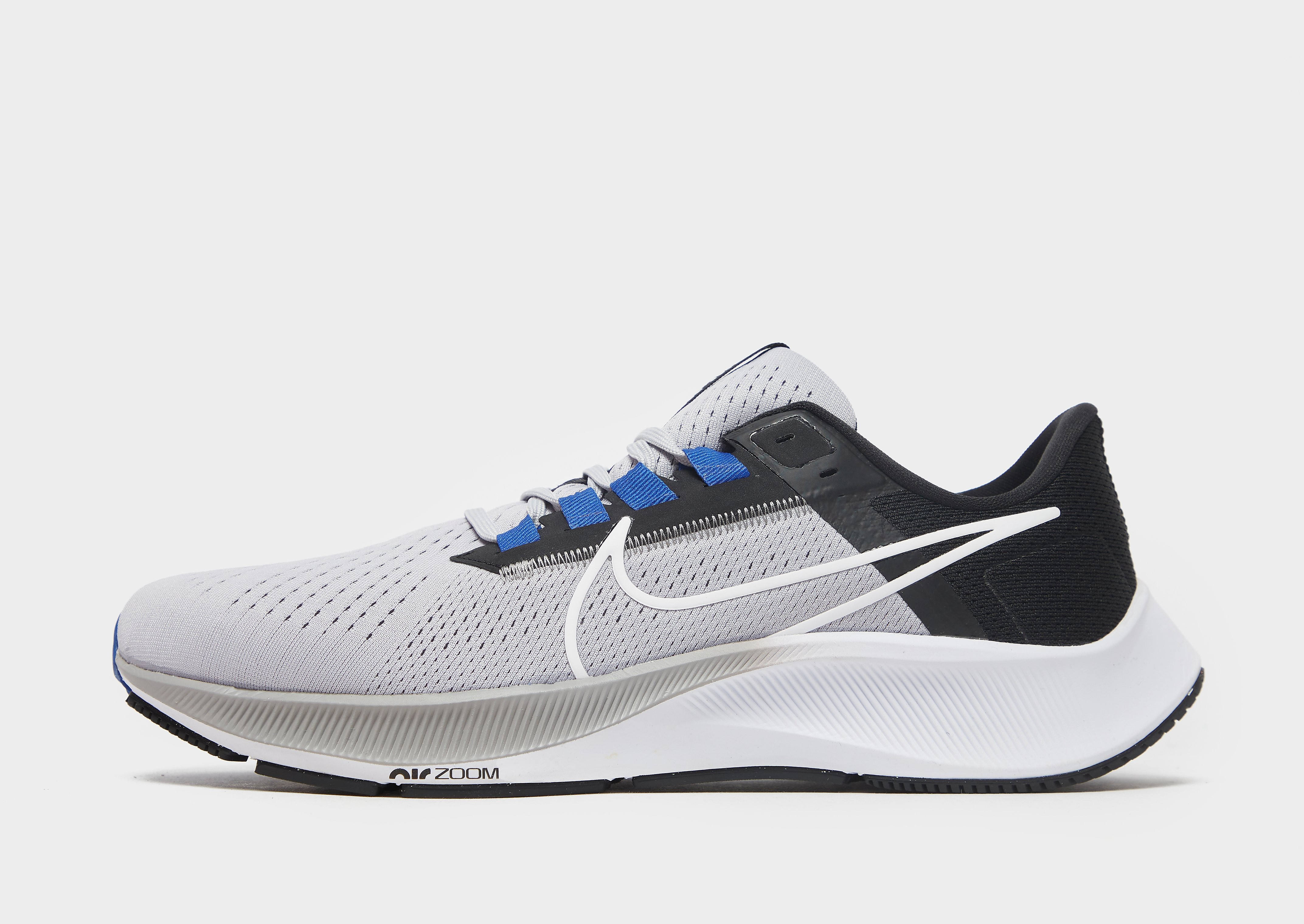 

Nike Air Zoom Pegasus 38 - Only at JD - Wolf Grey/Black/Hyper Royal/White - Mens, Wolf Grey/Black/Hyper Royal/White