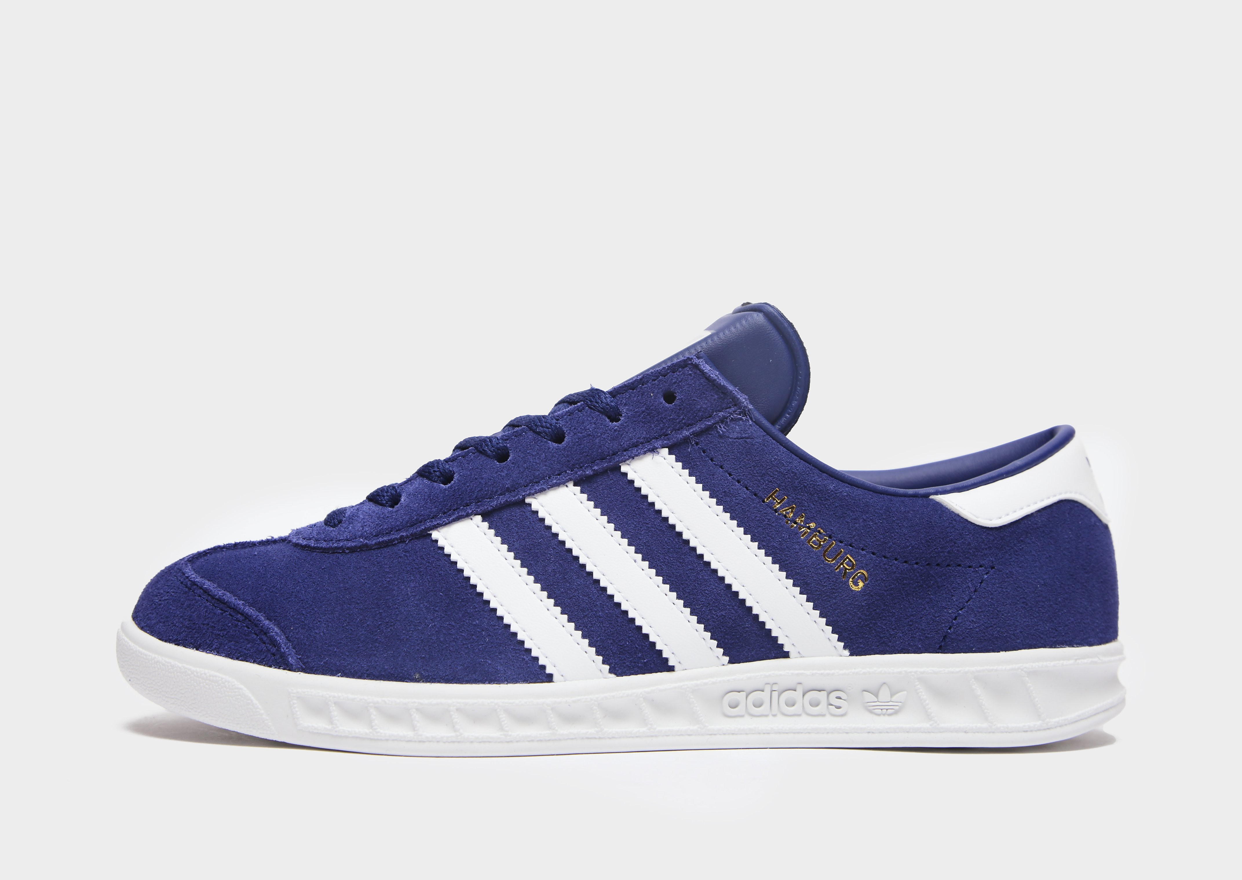 

adidas Originals Hamburg Junior - Victory Blue / Cloud White / Victory Blue - Kids, Victory Blue / Cloud White / Victory Blue