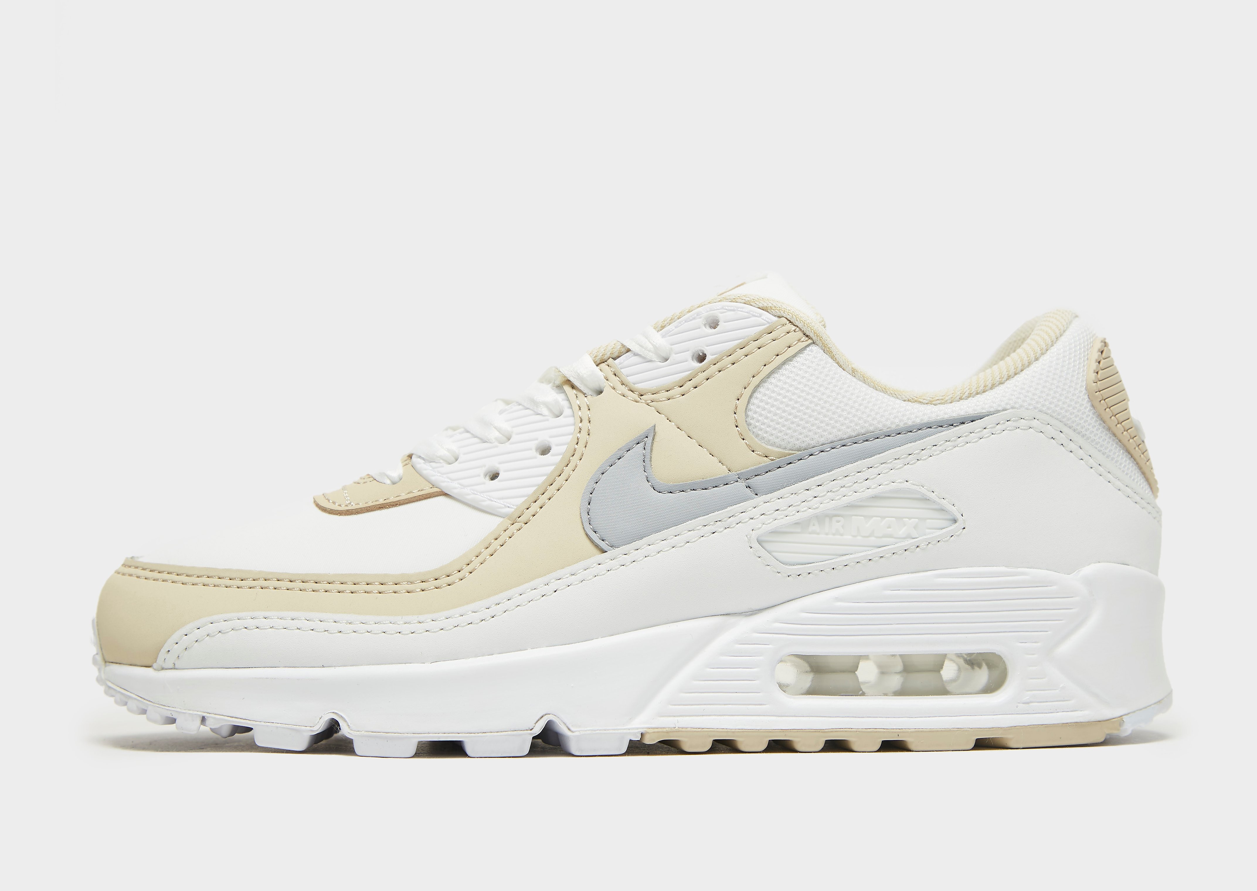 

Nike Air Max 90 Women's - Summit White/Rattan/White/Wolf Grey, Summit White/Rattan/White/Wolf Grey