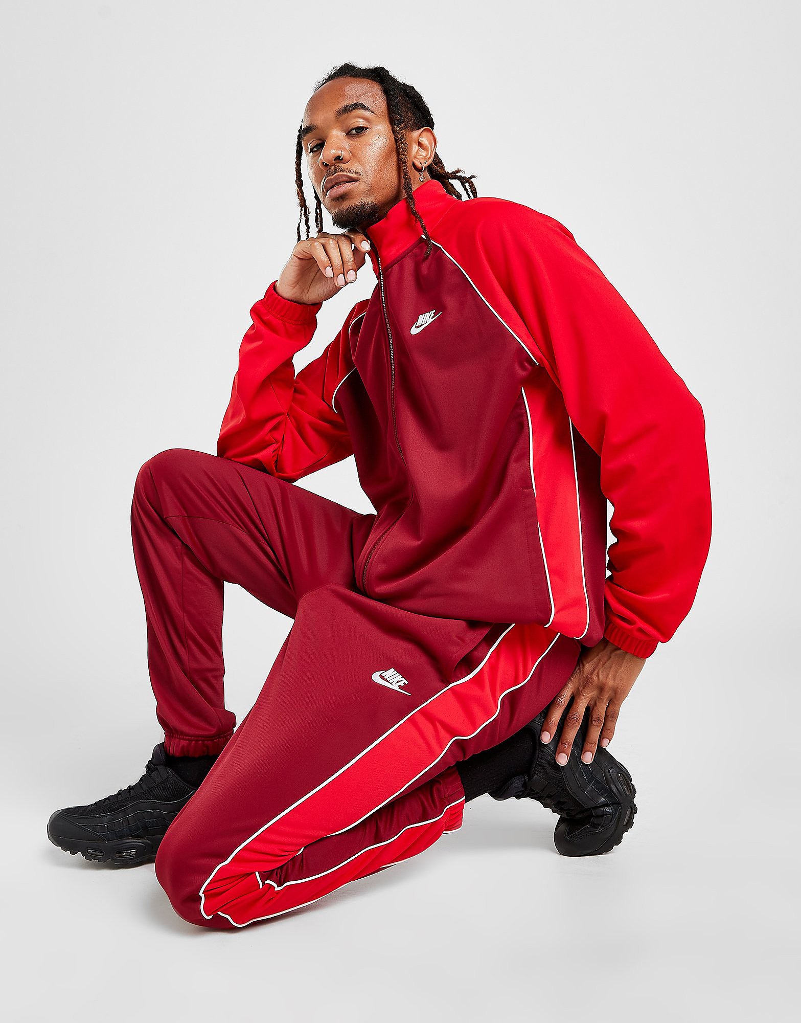 

Nike Griffin Tracksuit - Team Red/University Red/White/White - Mens, Team Red/University Red/White/White