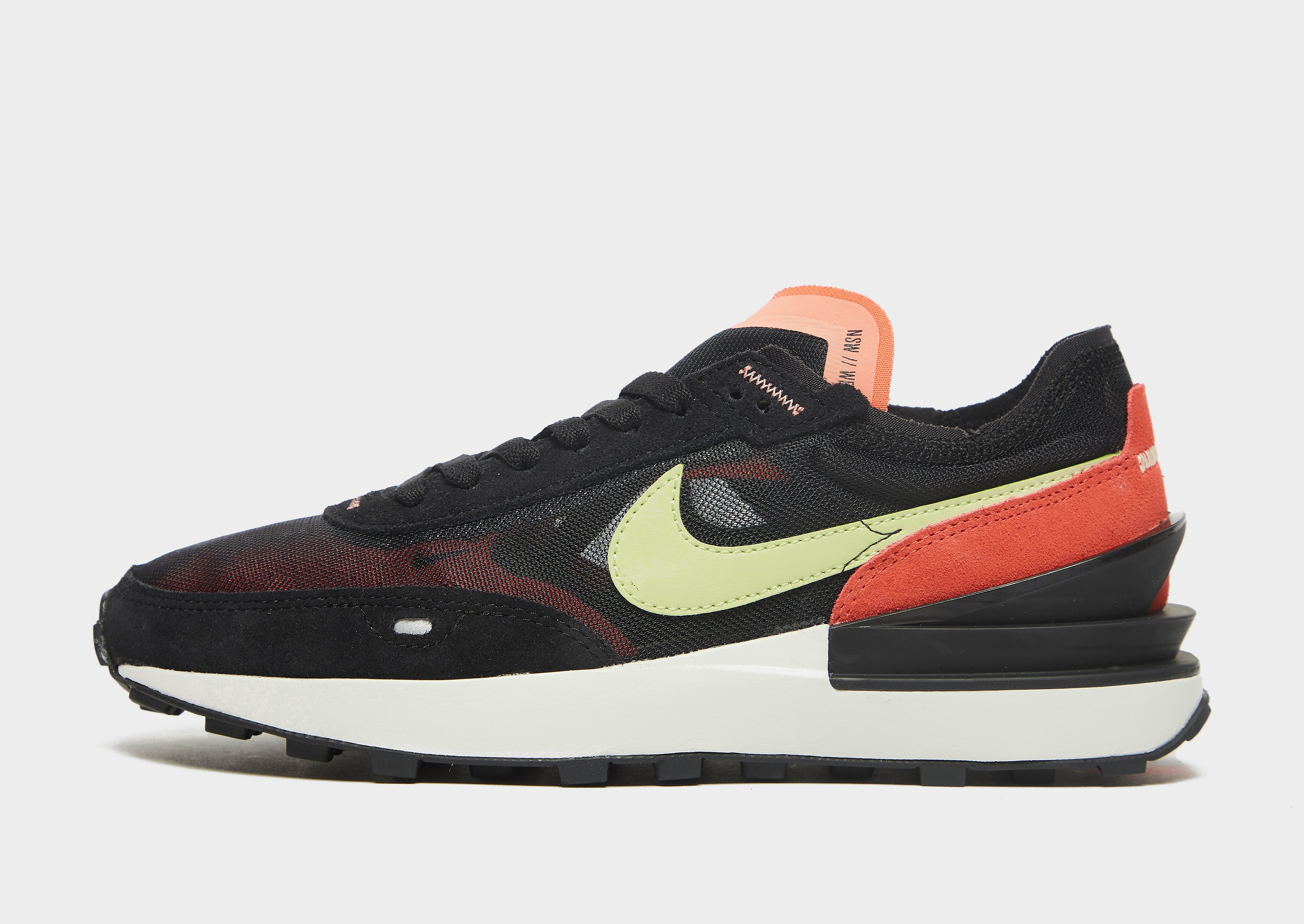 

Nike Waffle One Women's - Black/Magic Ember/Crimson Bliss/Lime Ice, Black/Magic Ember/Crimson Bliss/Lime Ice