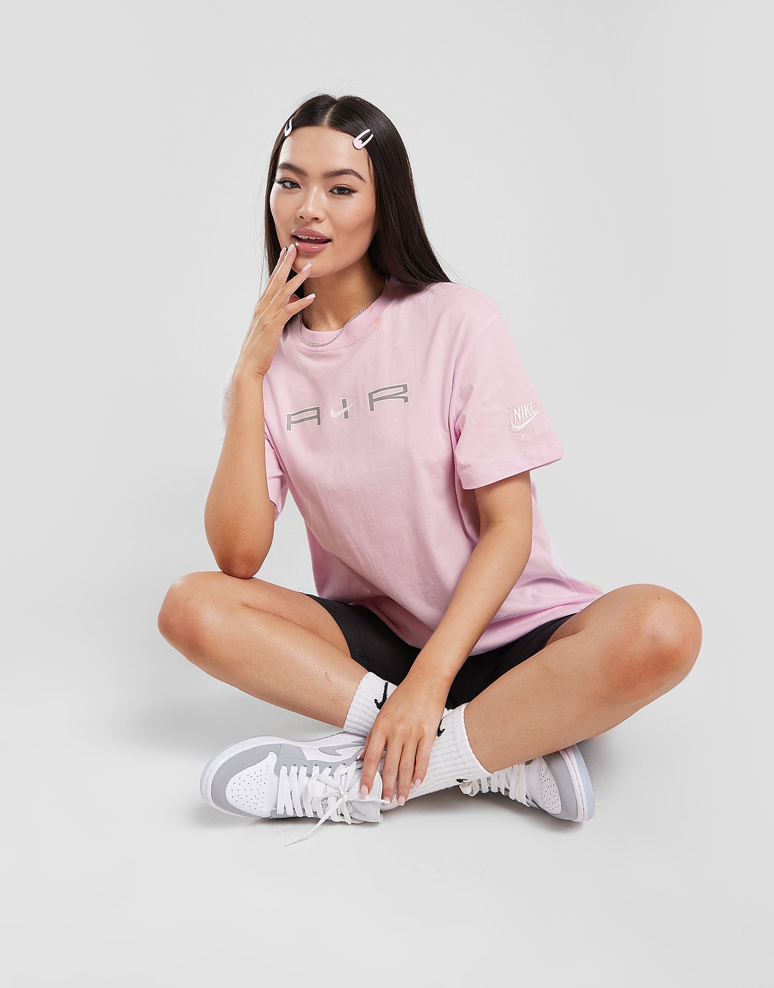 

Nike Air Graphic Boyfriend T-Shirt - Regal Pink/White - Womens, Regal Pink/White