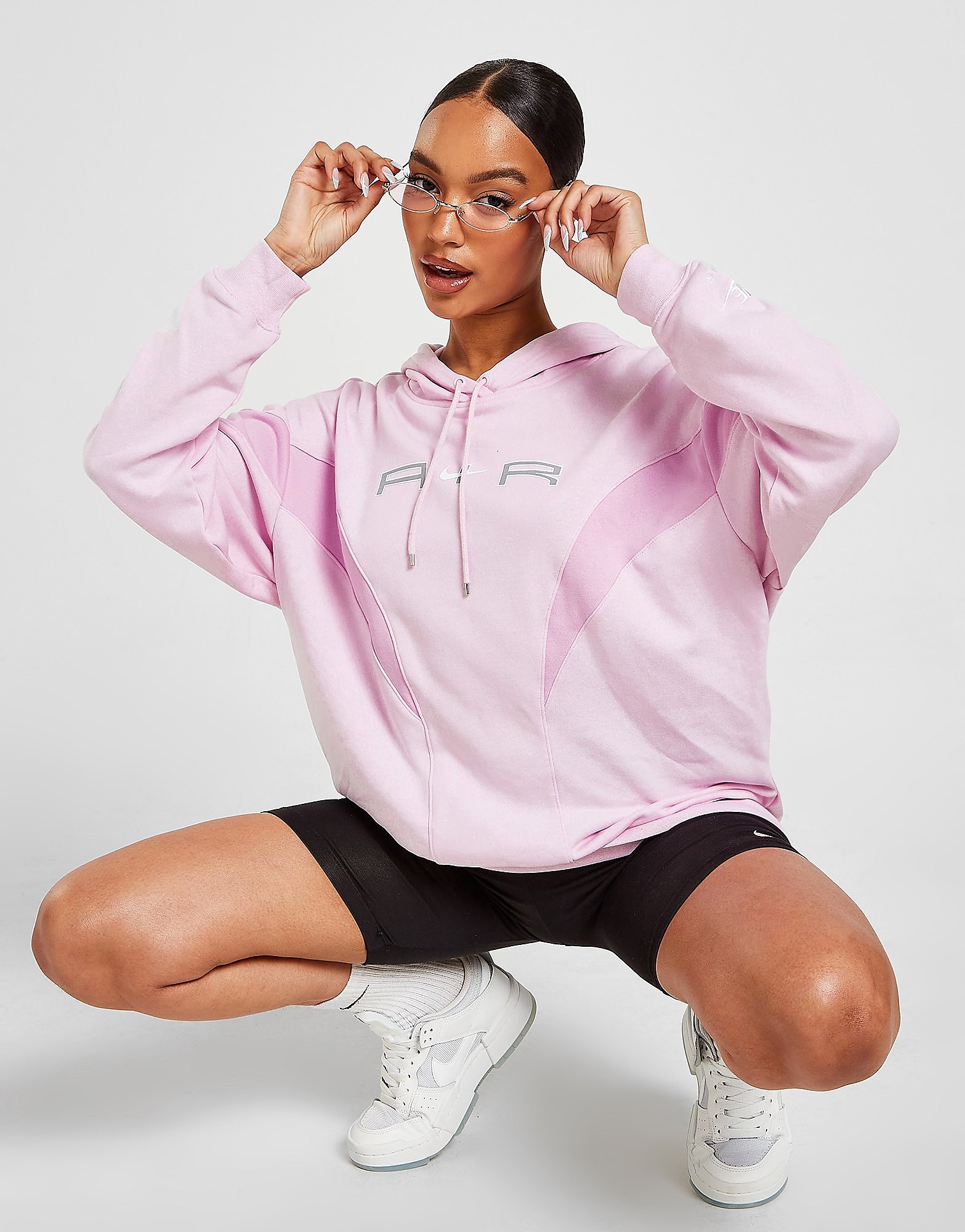 

Nike Air Overhead Hoodie - Regal Pink/Light Arctic Pink/White - Womens, Regal Pink/Light Arctic Pink/White