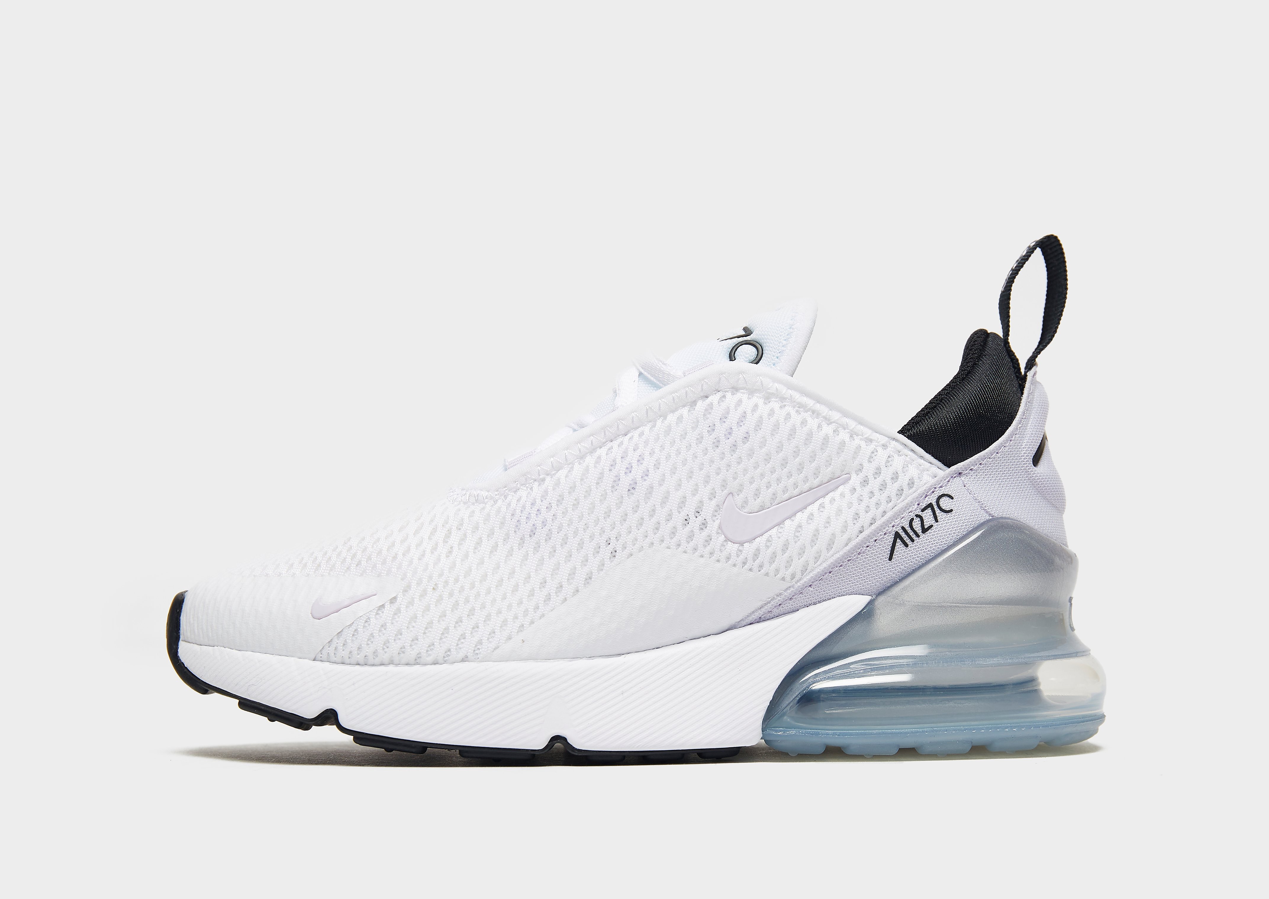 

Nike Air Max 270 Children - White/Black/Metallic Silver/Pure Violet - Kids, White/Black/Metallic Silver/Pure Violet