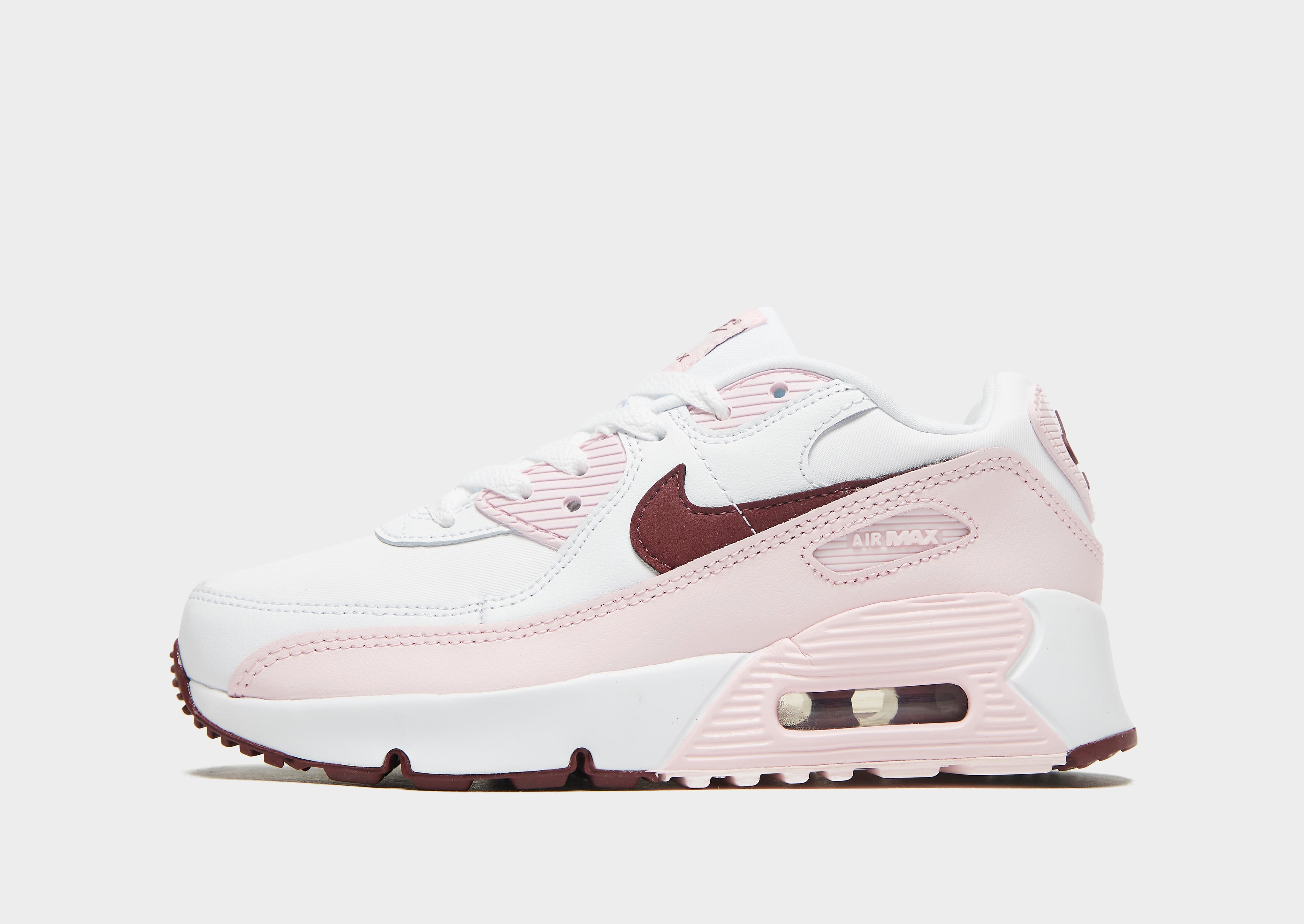 

Nike Air Max 90 Children - White/Pink Foam/Dark Beetroot - Kids, White/Pink Foam/Dark Beetroot