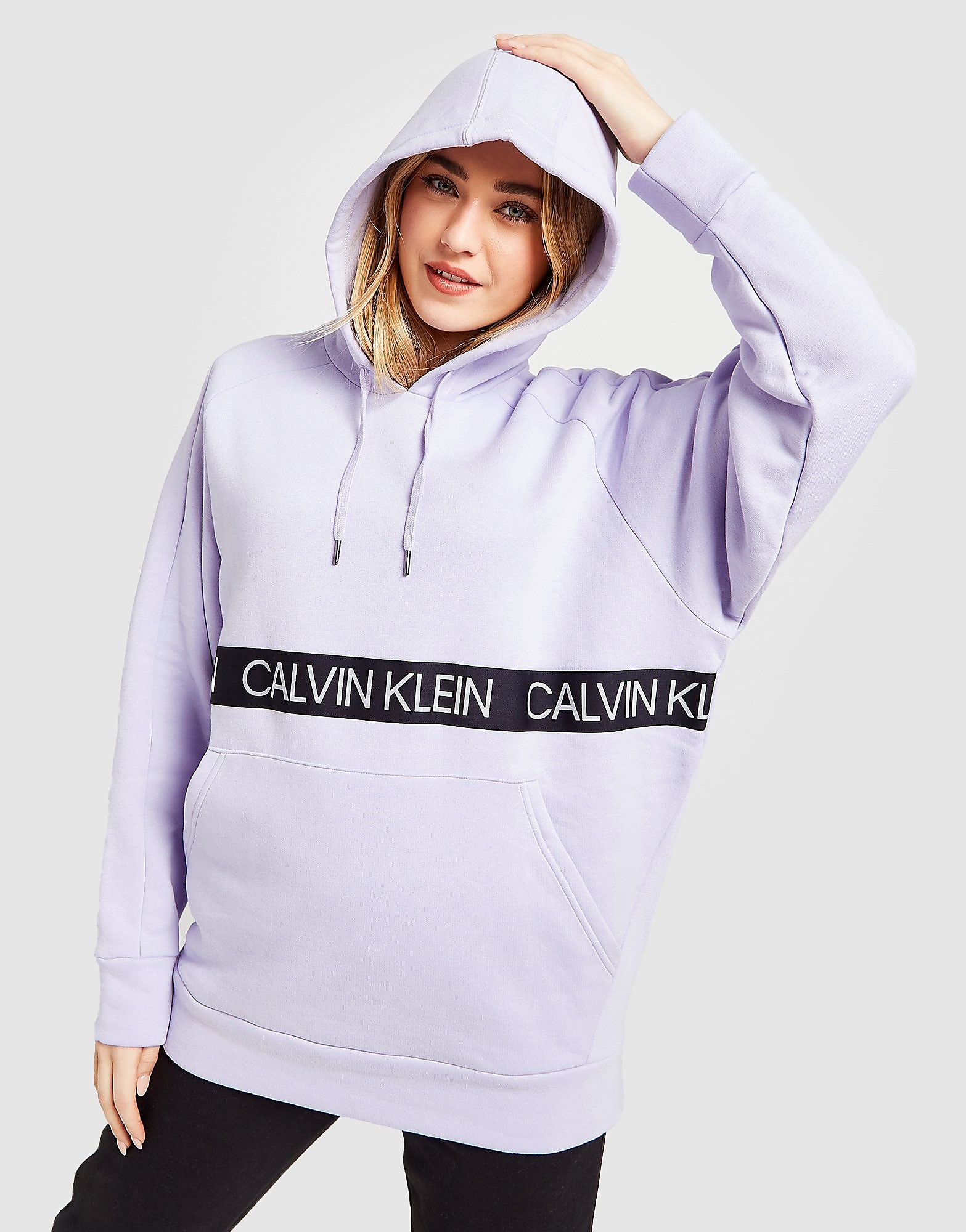 

Calvin Klein Performance Tape Overhead Hoodie - Only at JD - Purple - Womens, Purple