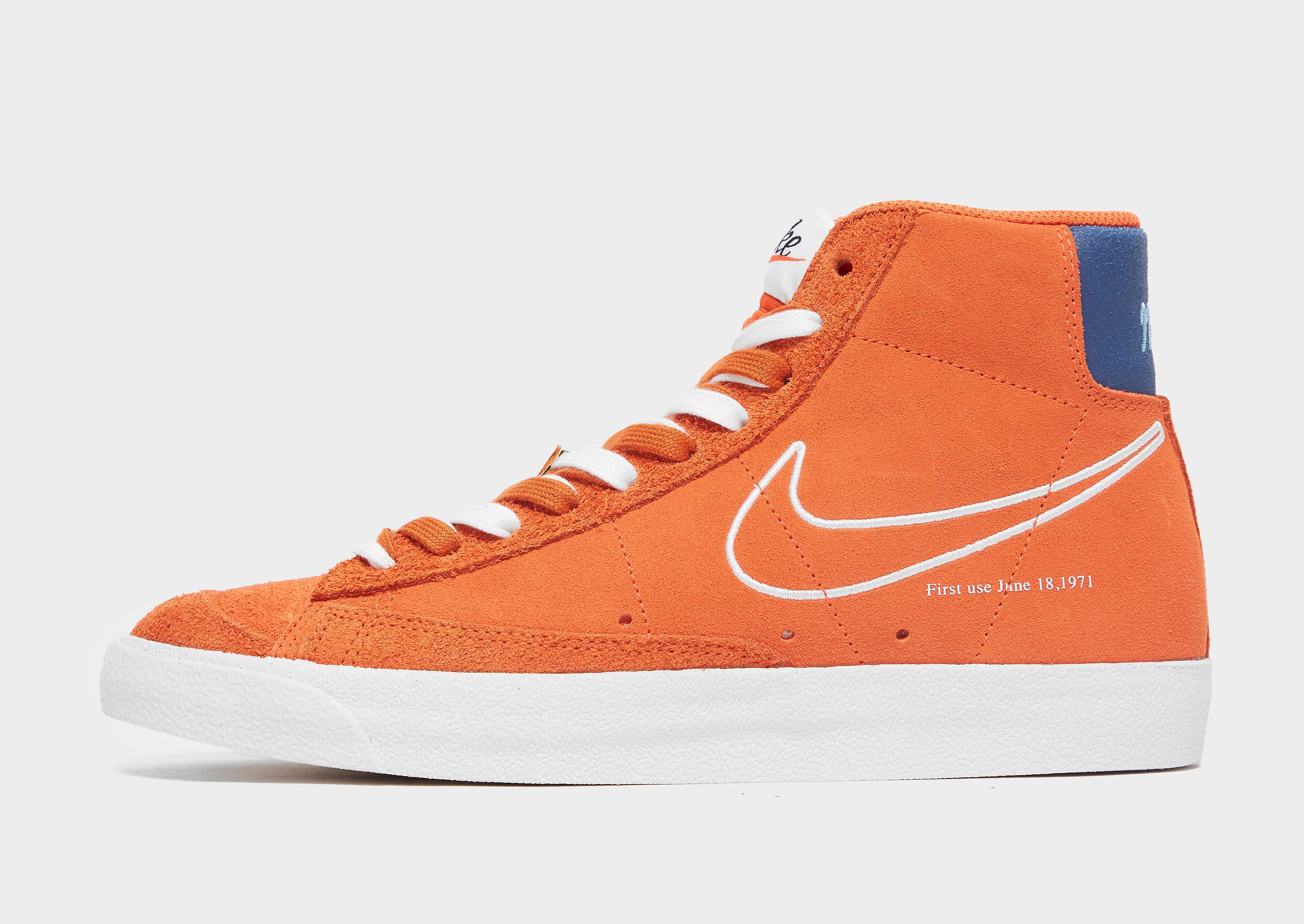 

Nike Blazer Mid S50 - Orange/Deep Royal Blue/University Blue/White - Mens, Orange/Deep Royal Blue/University Blue/White