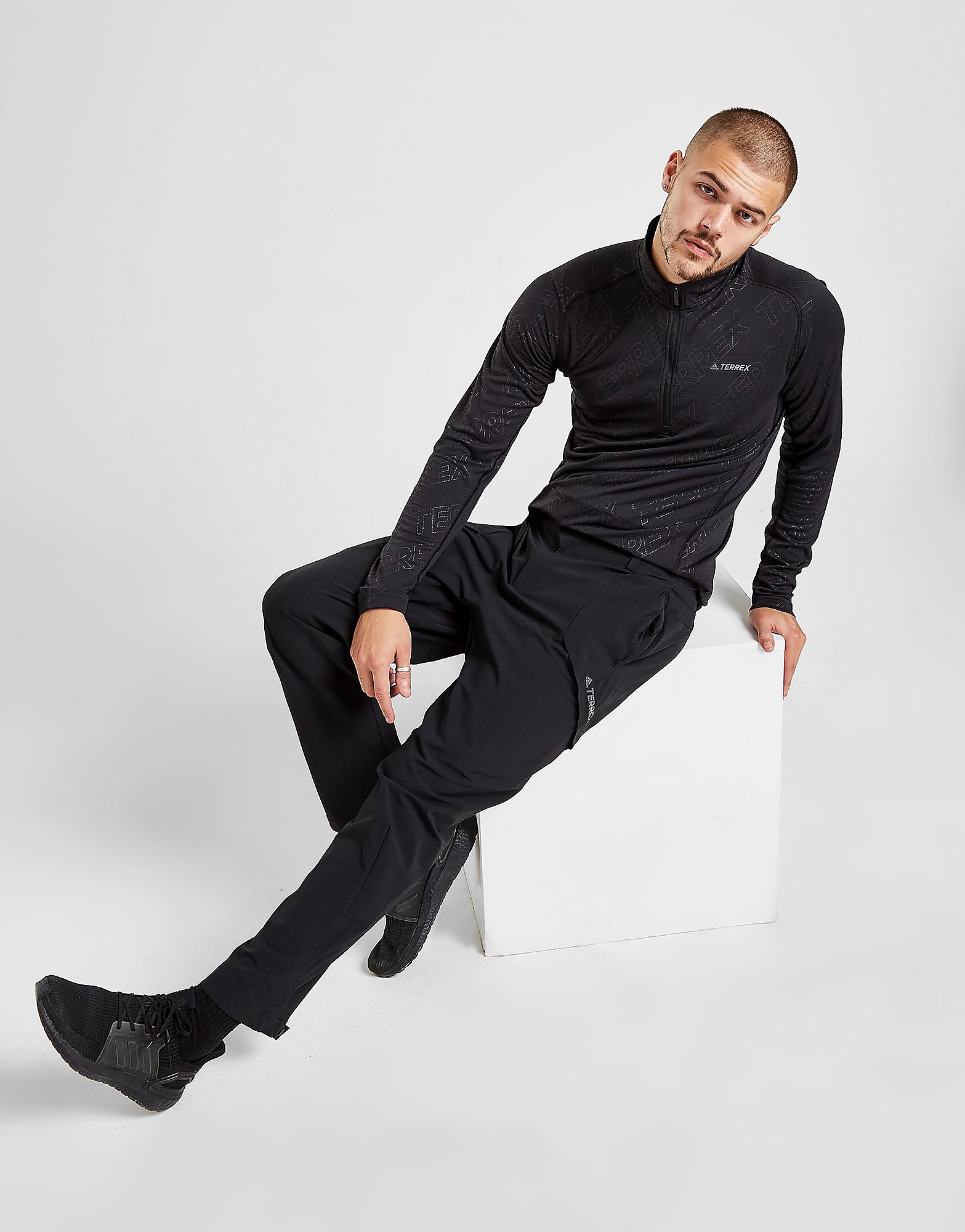 

adidas Terrex Hike Pants - Black - Mens, Black