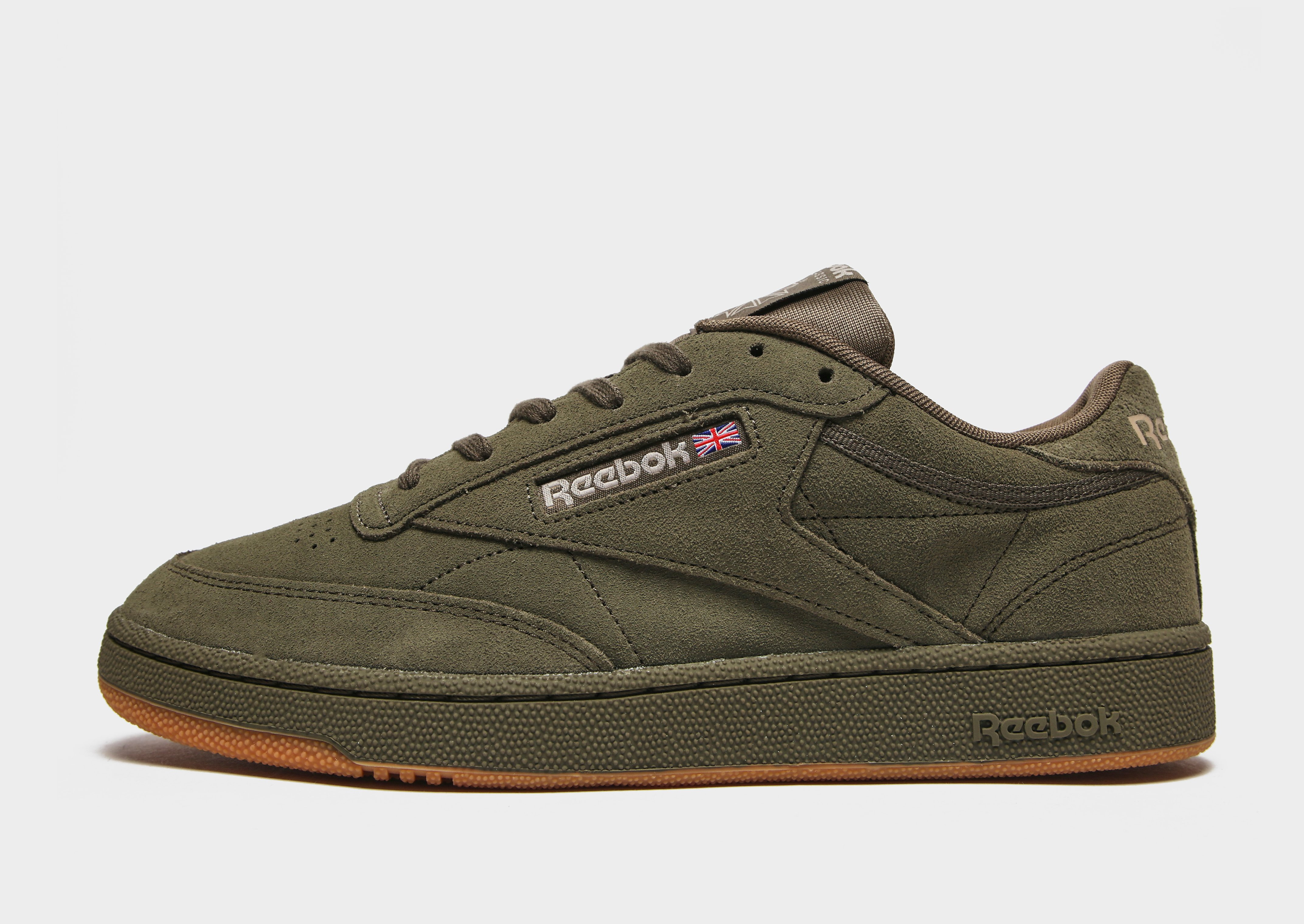 

Reebok Club C Suede - Army Green / Modern Beige / Reebok Rubber Gum-03 - Womens, Army Green / Modern Beige / Reebok Rubber Gum-03