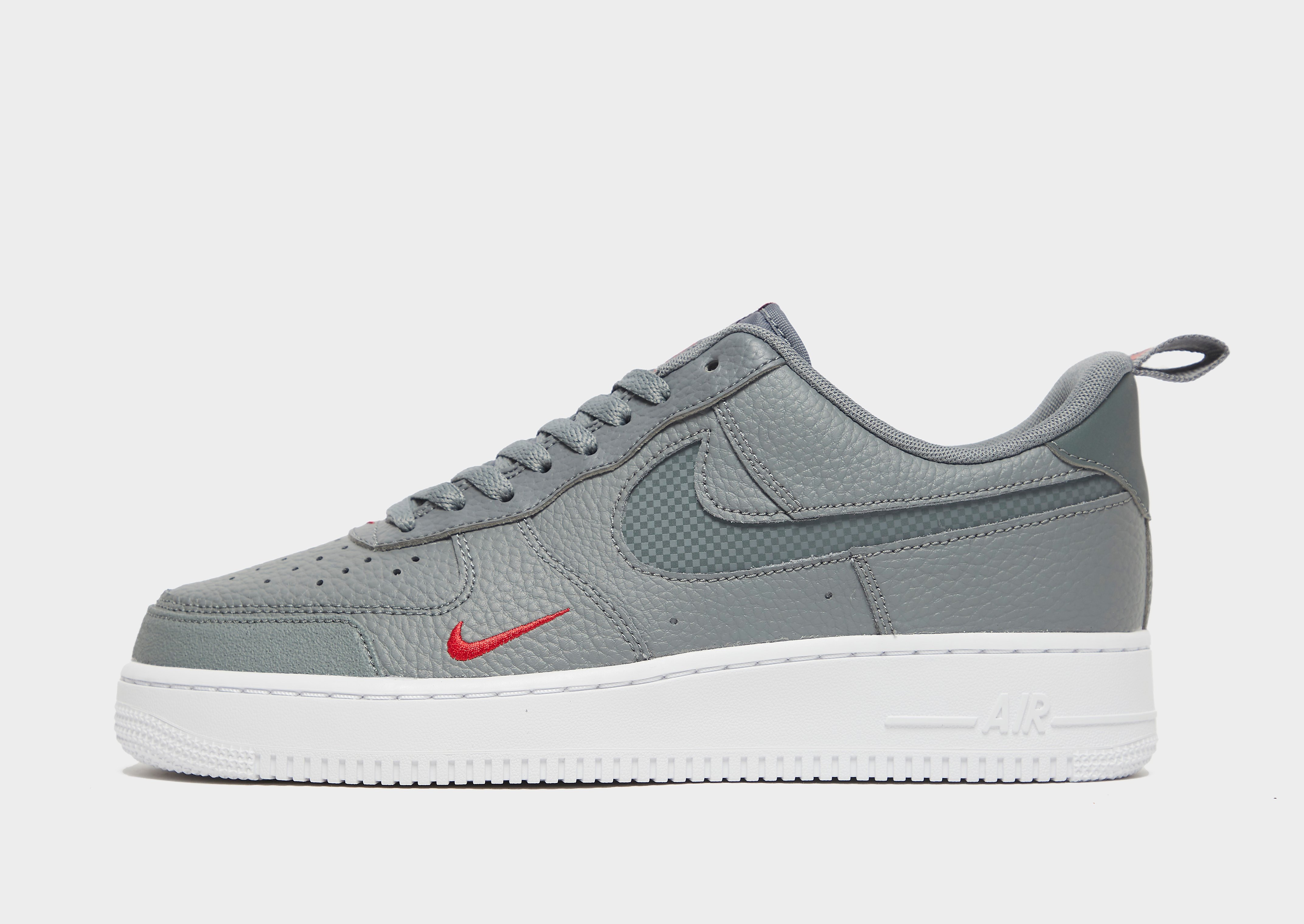 

Nike Air Force 1 '07 LV8 - Only at JD - Smoke Grey/University Red/White/Smoke Grey - Mens, Smoke Grey/University Red/White/Smoke Grey