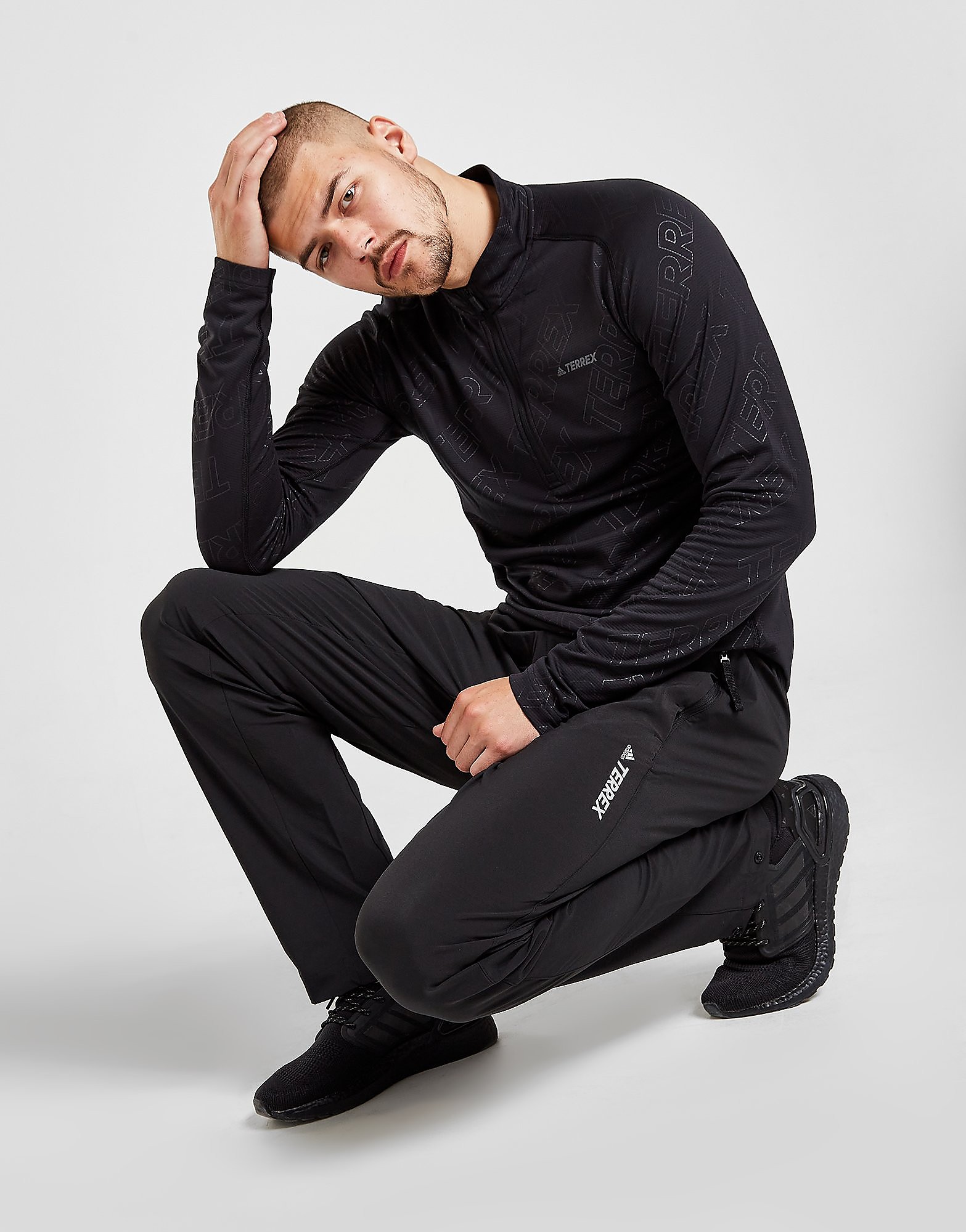 adidas Terrex Liteflex Pants - Black / Black - Mens, Black / Black